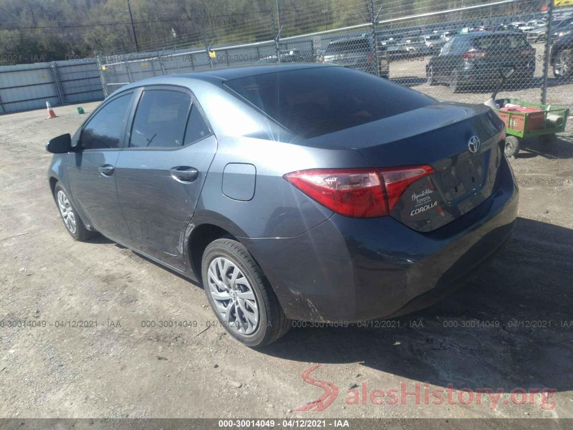 2T1BURHE4KC205864 2019 TOYOTA COROLLA