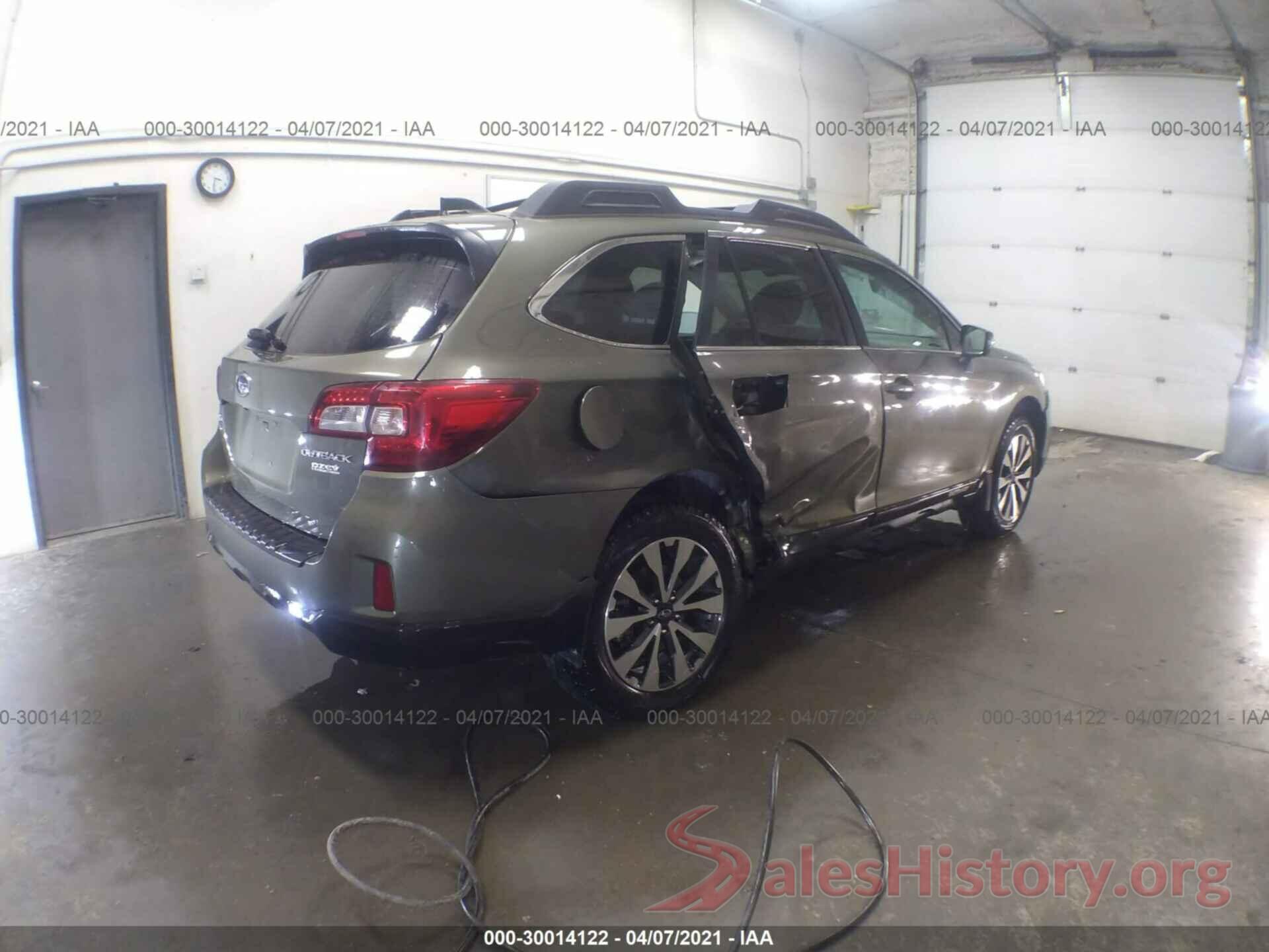 4S4BSANC7G3232739 2016 SUBARU OUTBACK