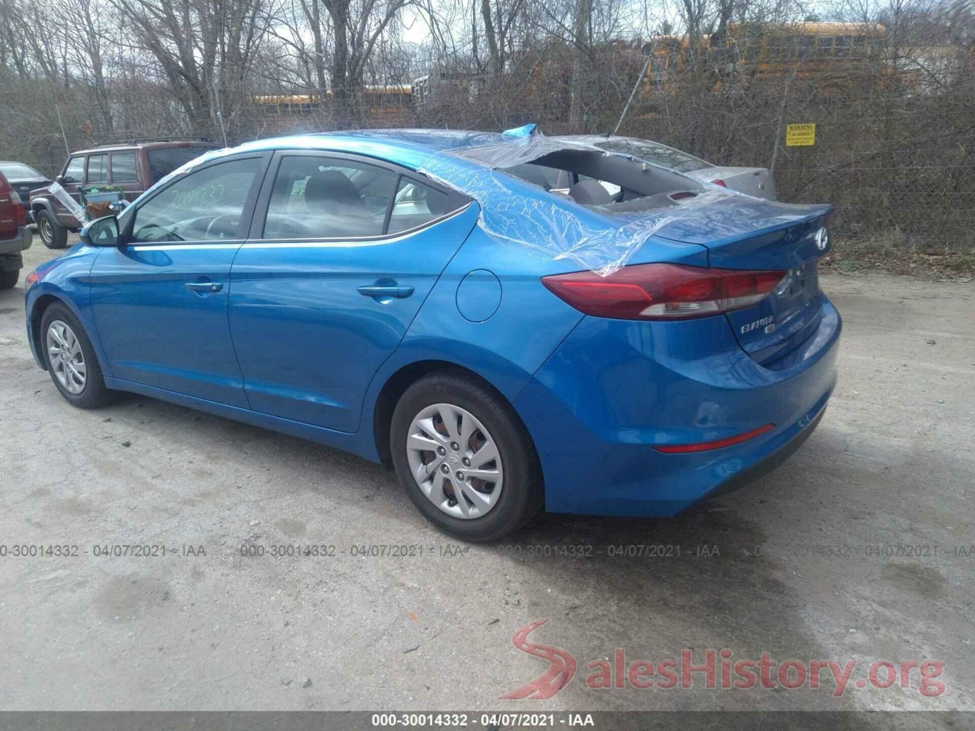 KMHD74LF0HU370790 2017 HYUNDAI ELANTRA