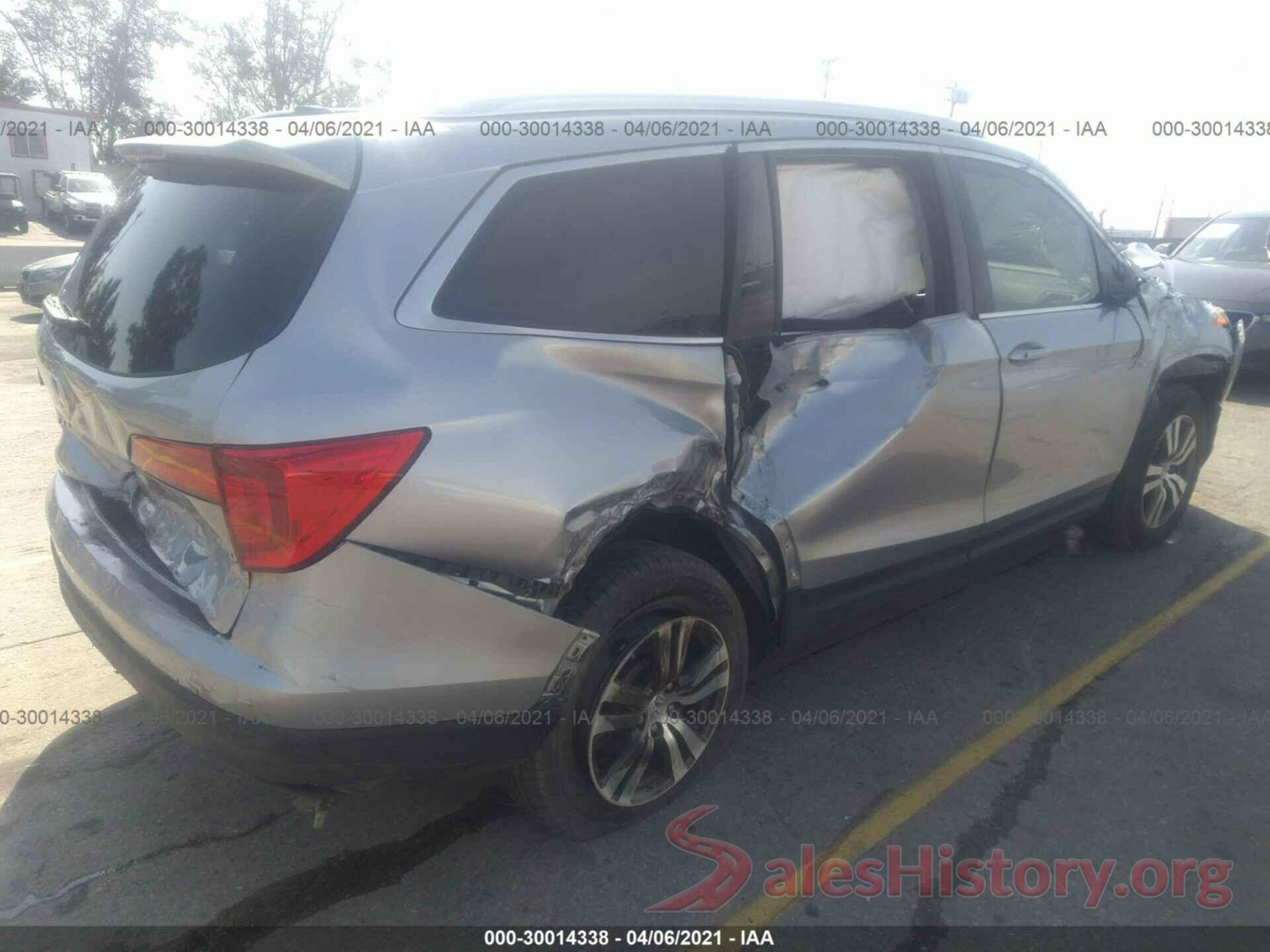 5FNYF6H65GB060302 2016 HONDA PILOT