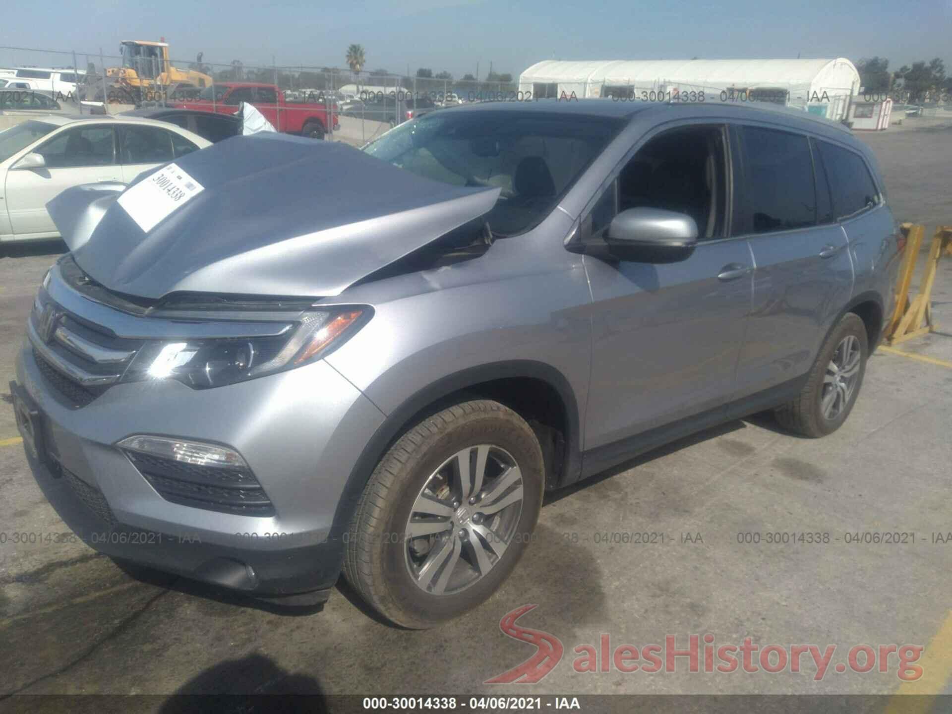 5FNYF6H65GB060302 2016 HONDA PILOT