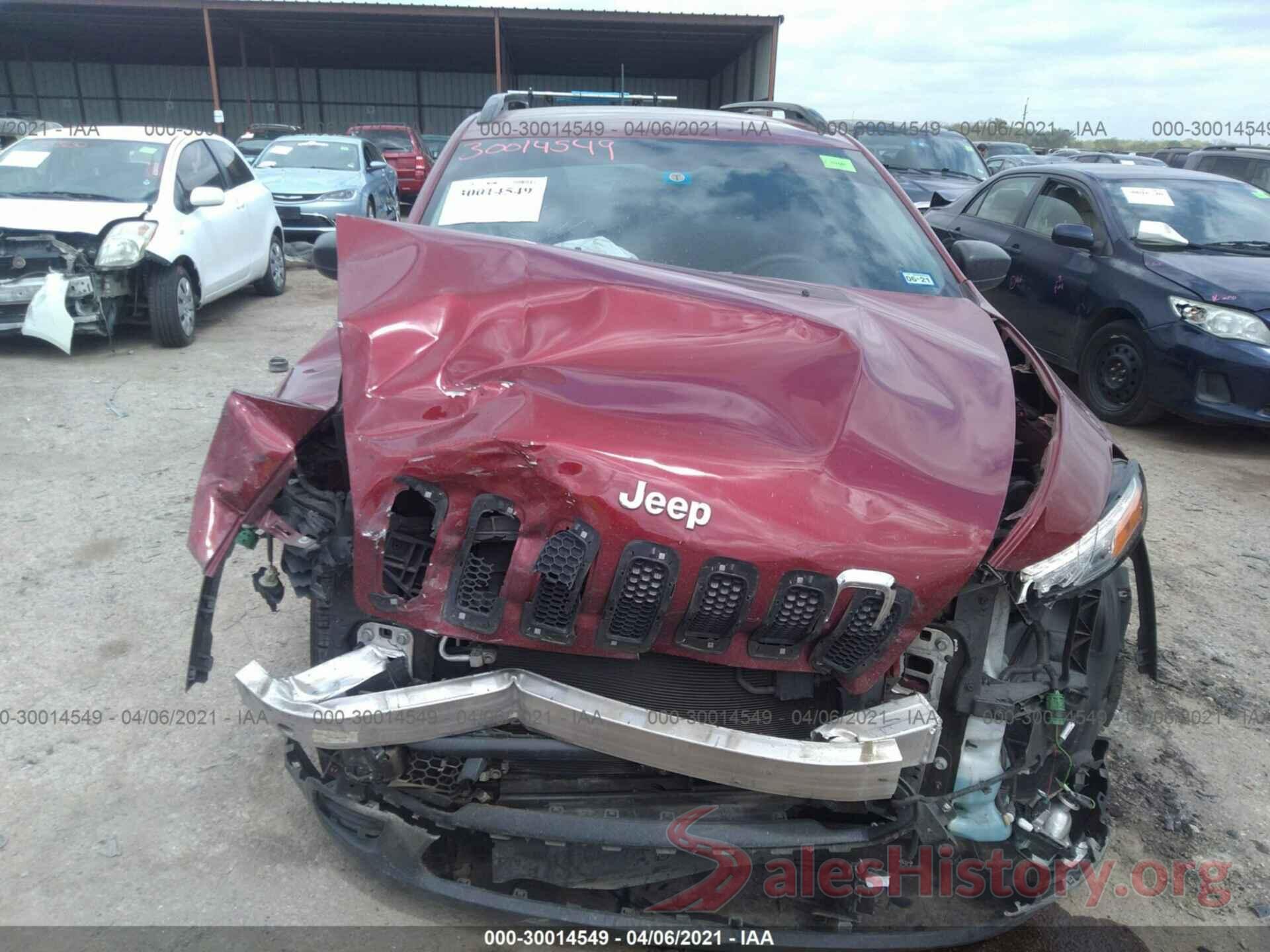 1C4PJLAB3GW216834 2016 JEEP CHEROKEE