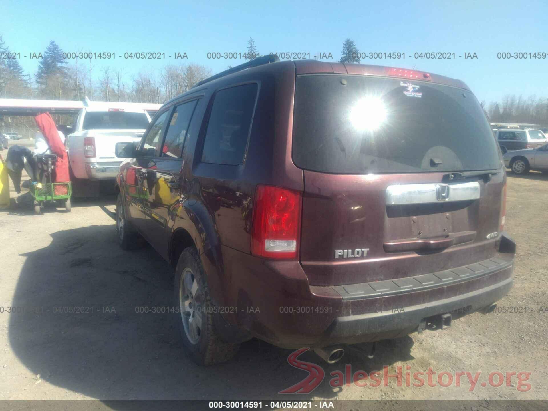 5TDFZRBH9LS045303 2011 HONDA PILOT