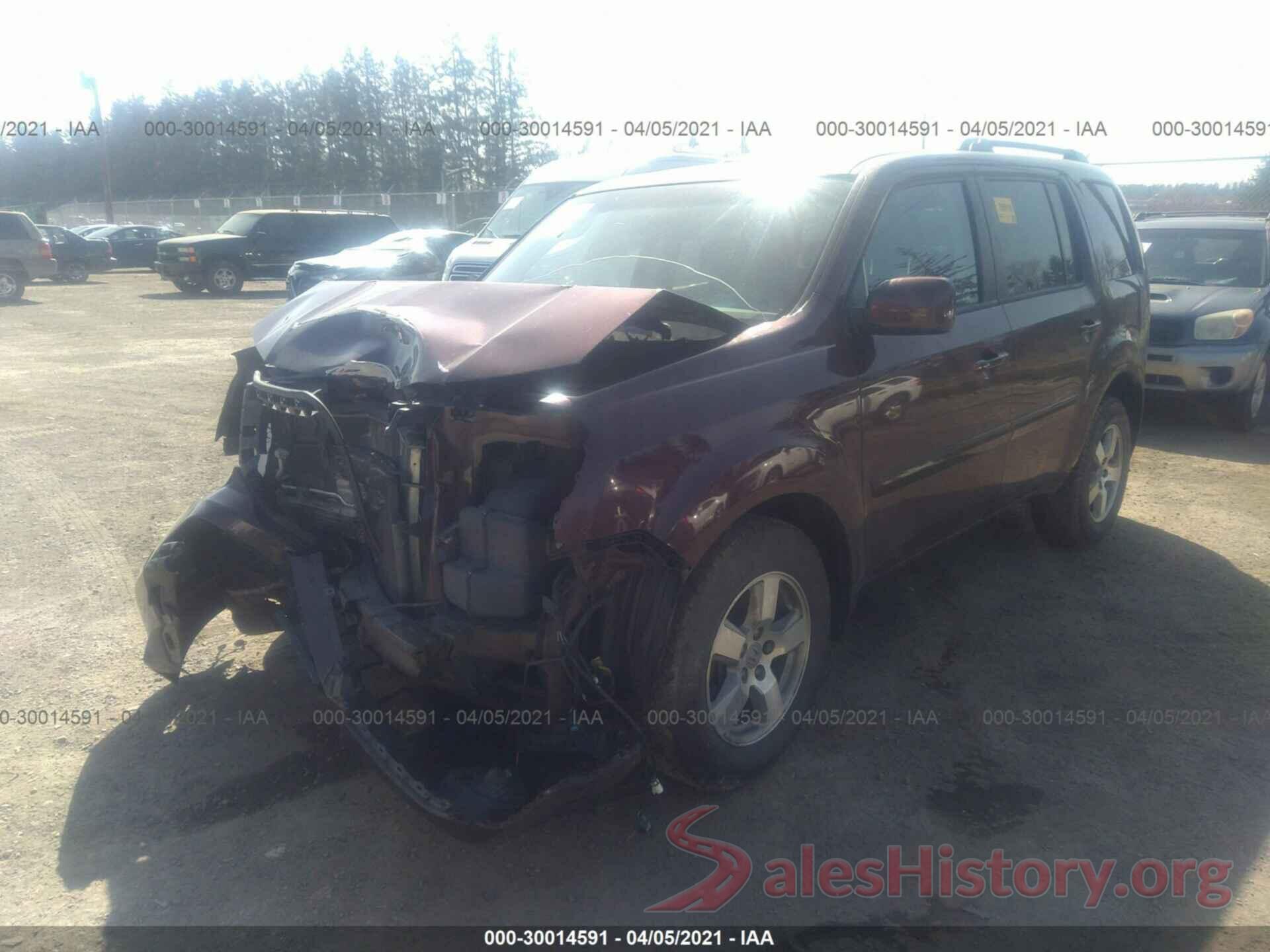 5TDFZRBH9LS045303 2011 HONDA PILOT