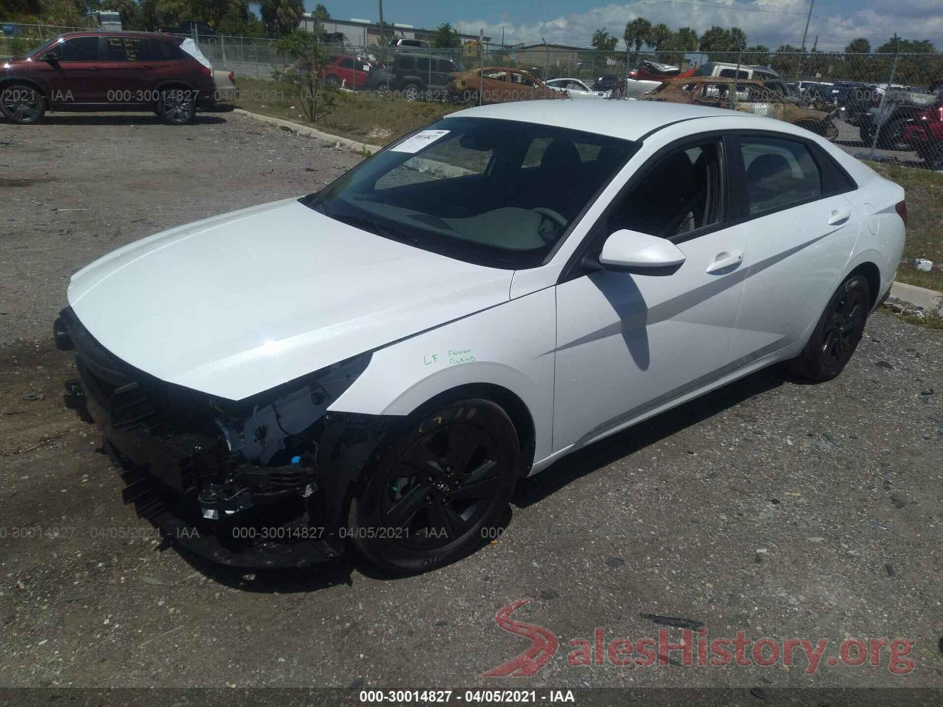 5NPLM4AG4MH026694 2021 HYUNDAI ELANTRA