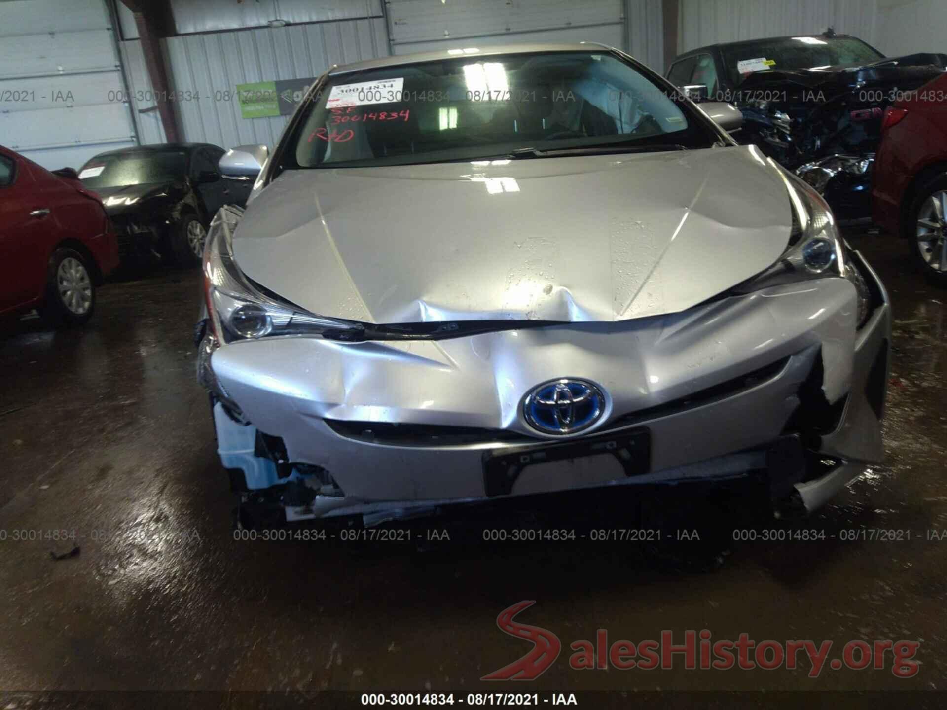 JTDKARFU8G3018338 2016 TOYOTA PRIUS