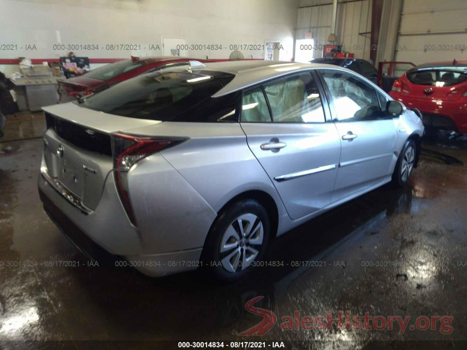 JTDKARFU8G3018338 2016 TOYOTA PRIUS