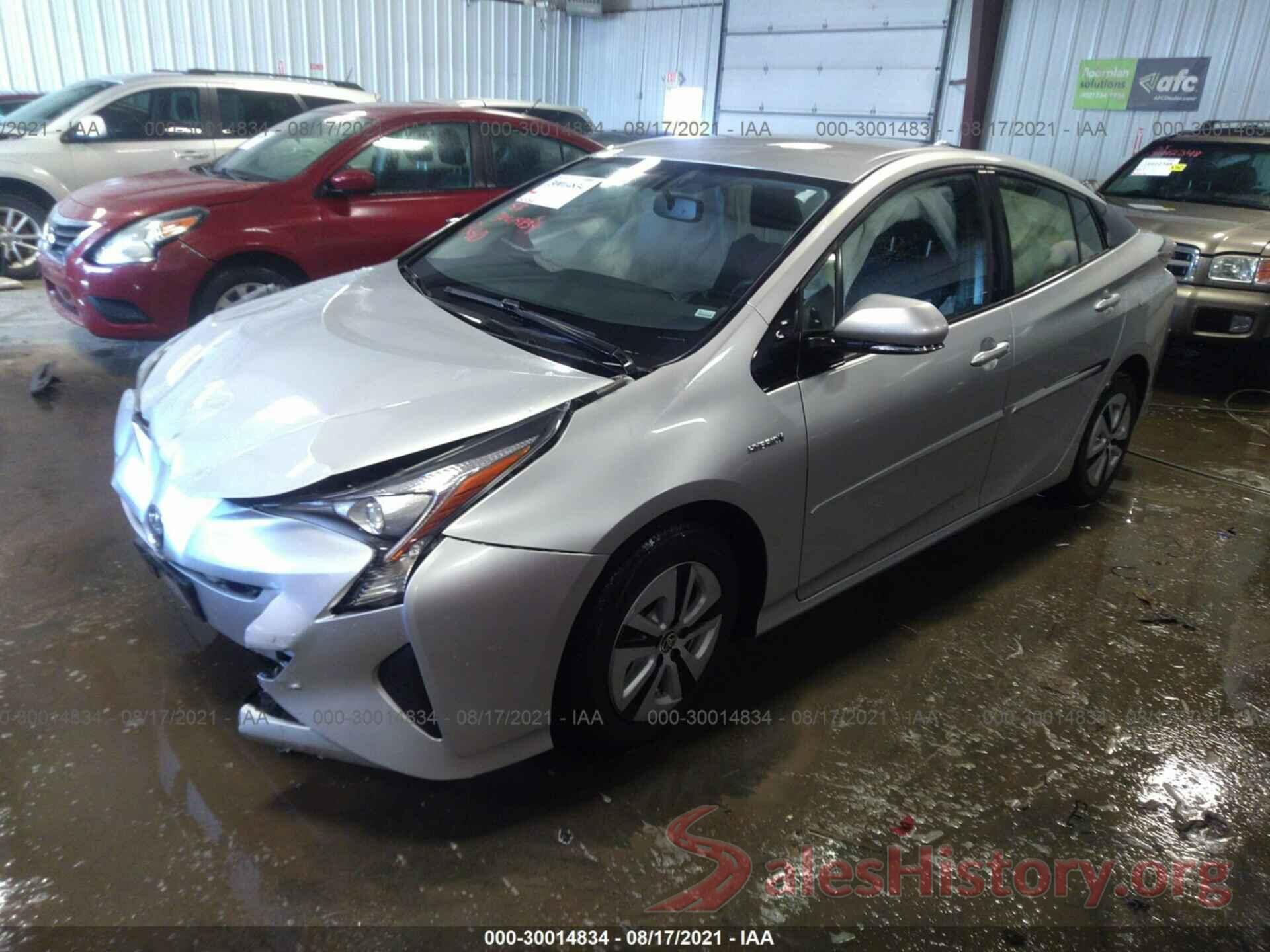 JTDKARFU8G3018338 2016 TOYOTA PRIUS