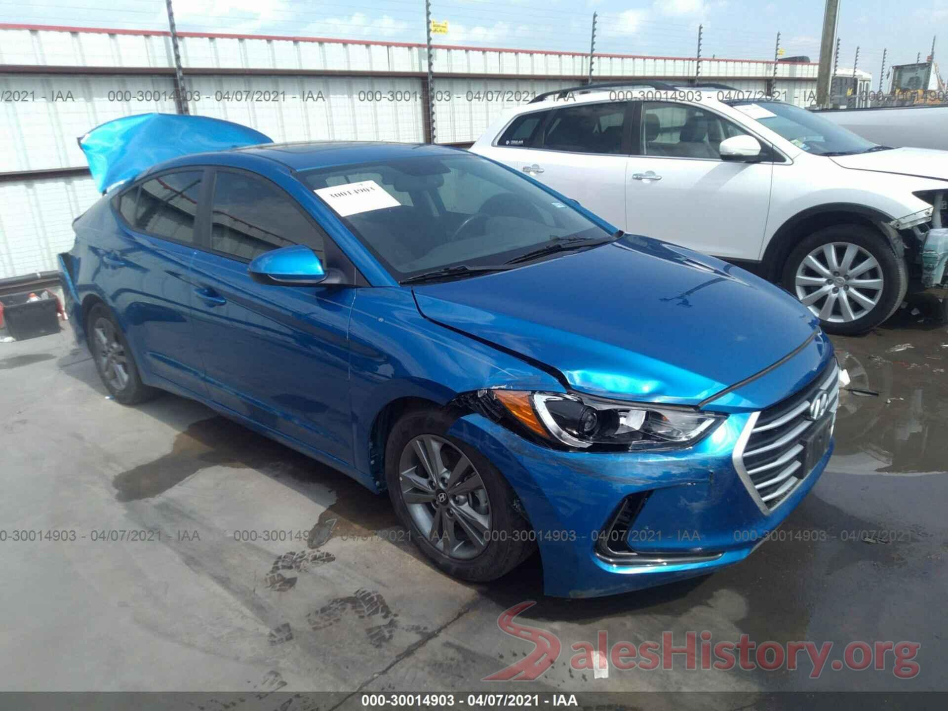 5NPD84LF2JH332432 2018 HYUNDAI ELANTRA