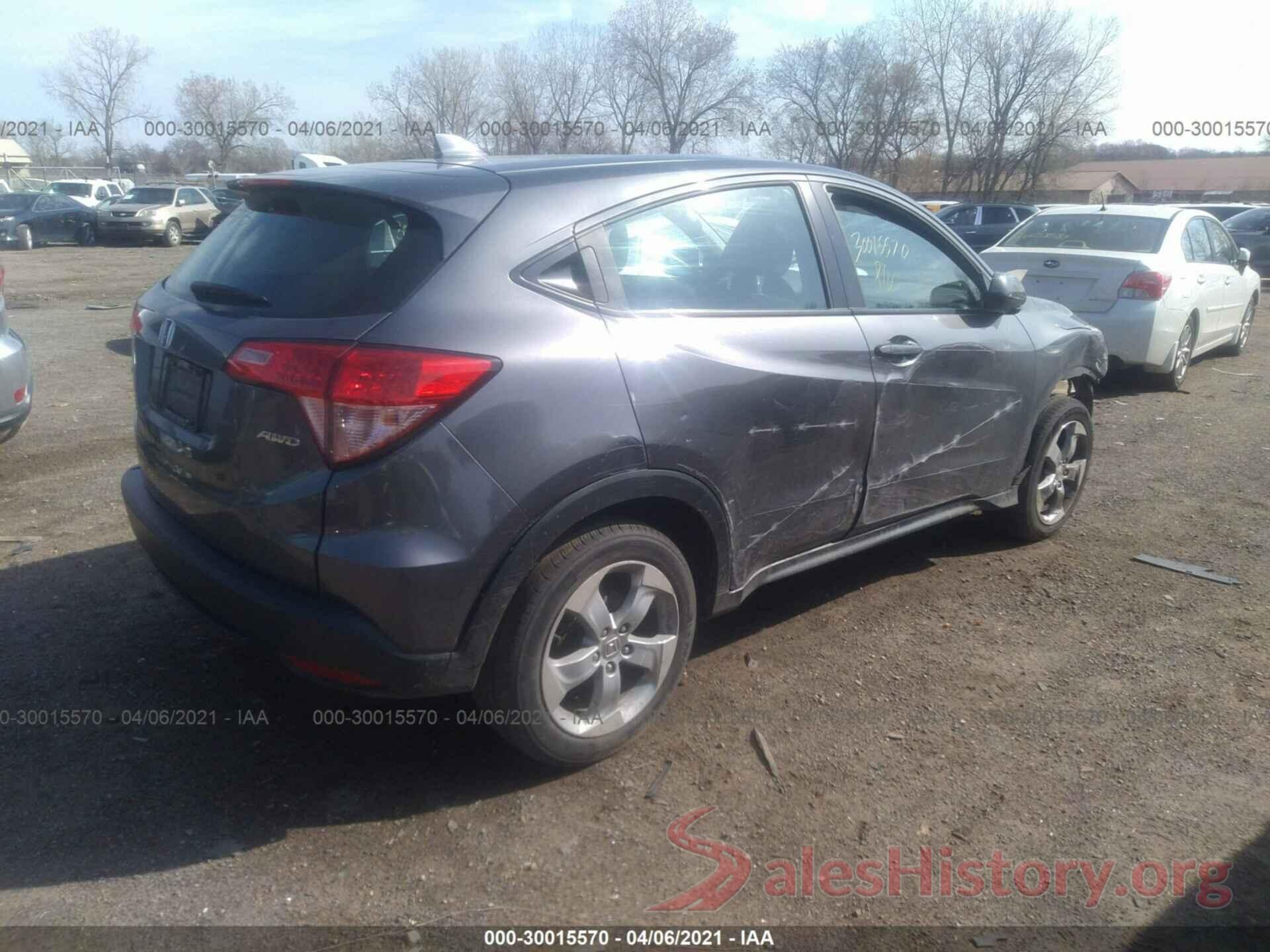 3CZRU6H35GM750797 2016 HONDA HR-V