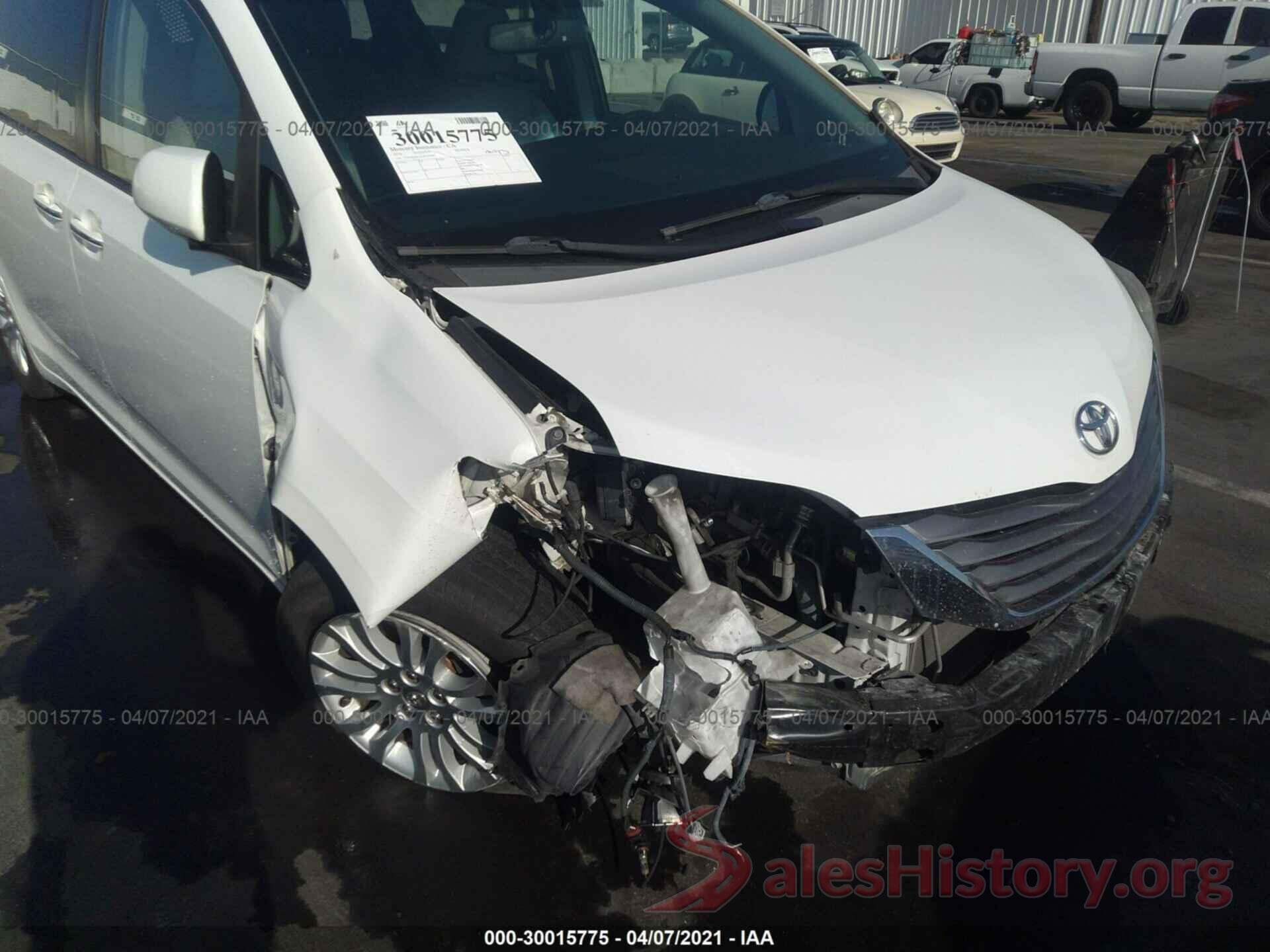 5TDYK3DCXGS724787 2016 TOYOTA SIENNA