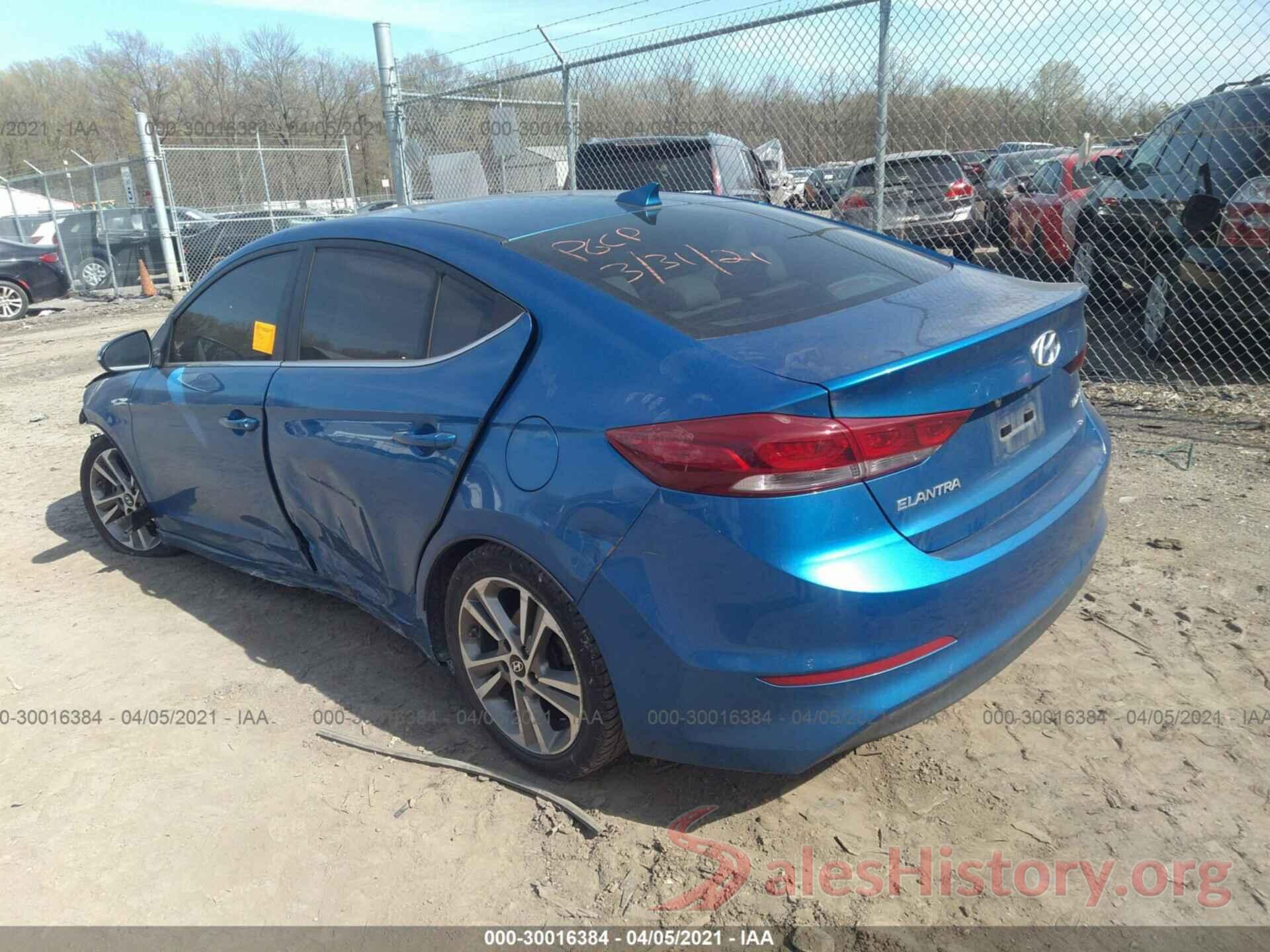 5NPD84LF7JH358878 2018 HYUNDAI ELANTRA