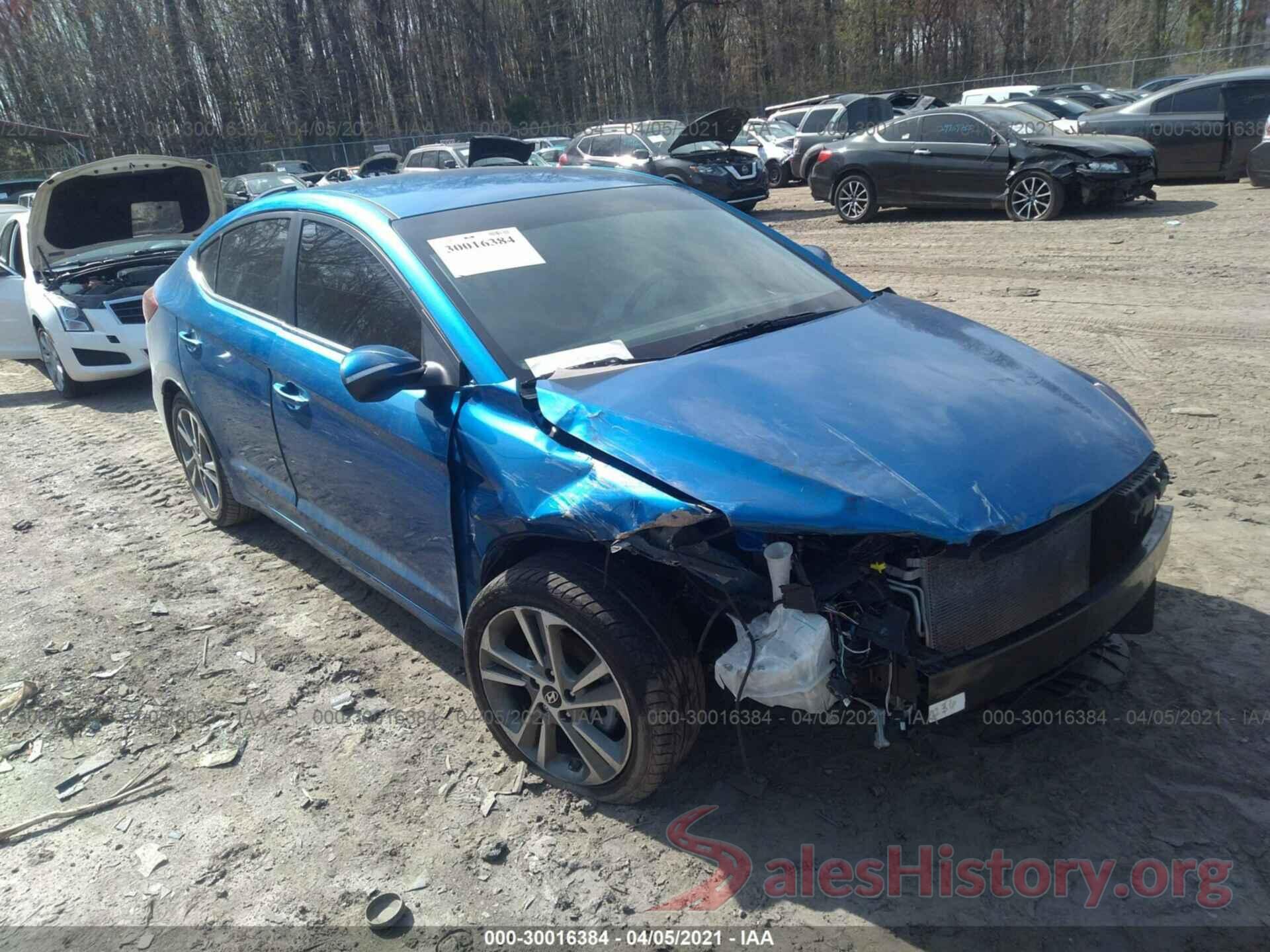 5NPD84LF7JH358878 2018 HYUNDAI ELANTRA