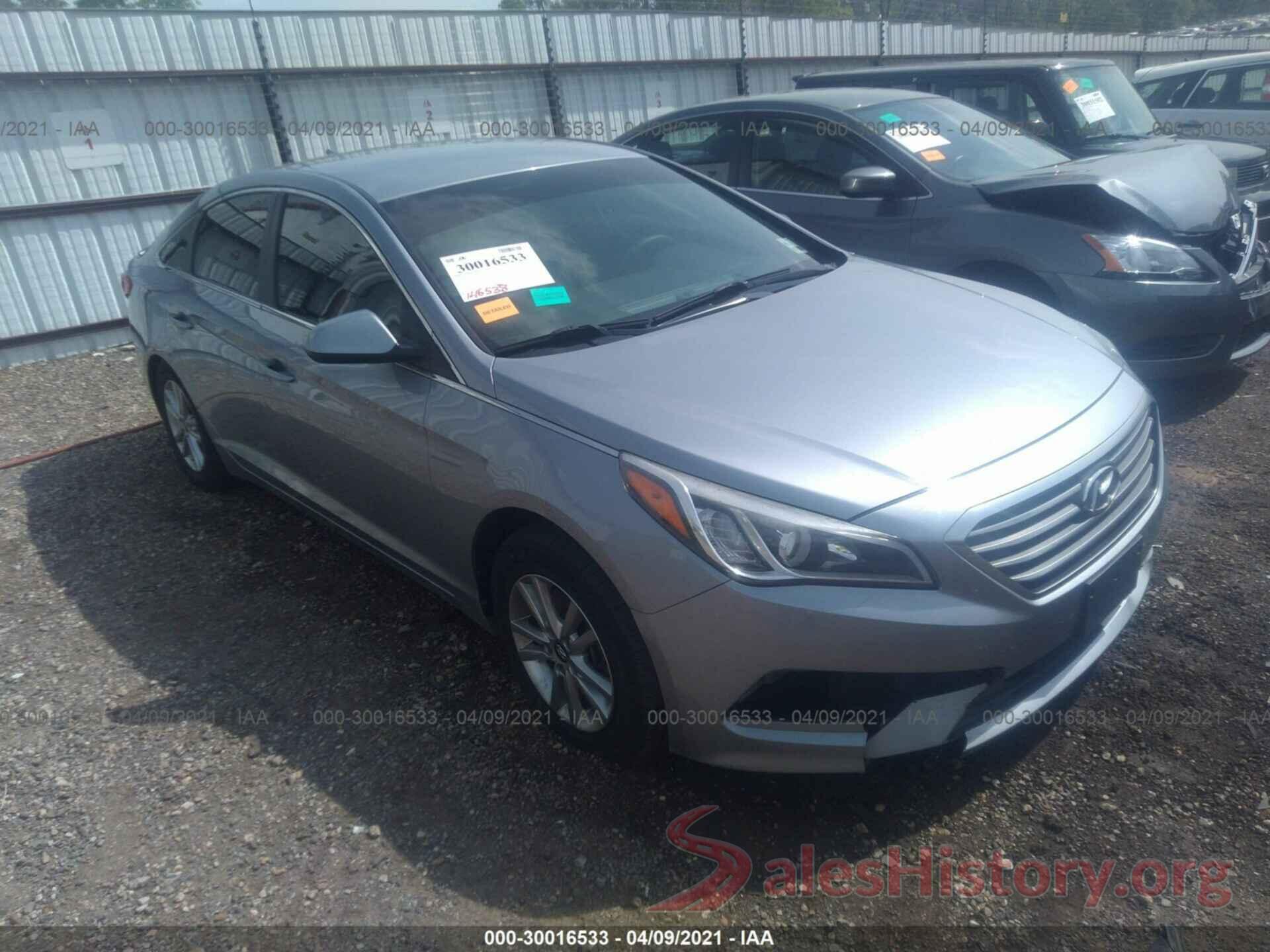 5NPE24AFXHH534695 2017 HYUNDAI SONATA