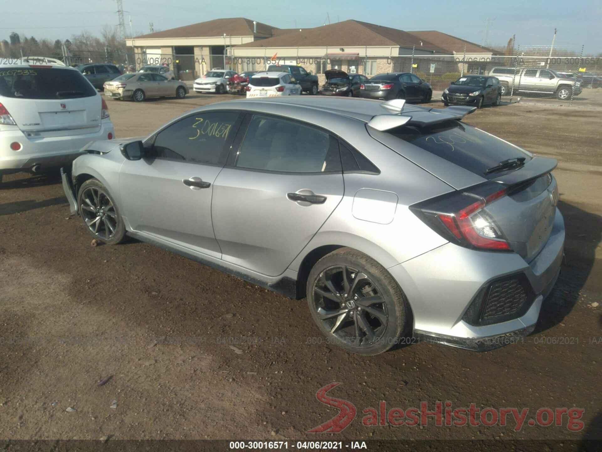 SHHFK7H43HU231698 2017 HONDA CIVIC HATCHBACK