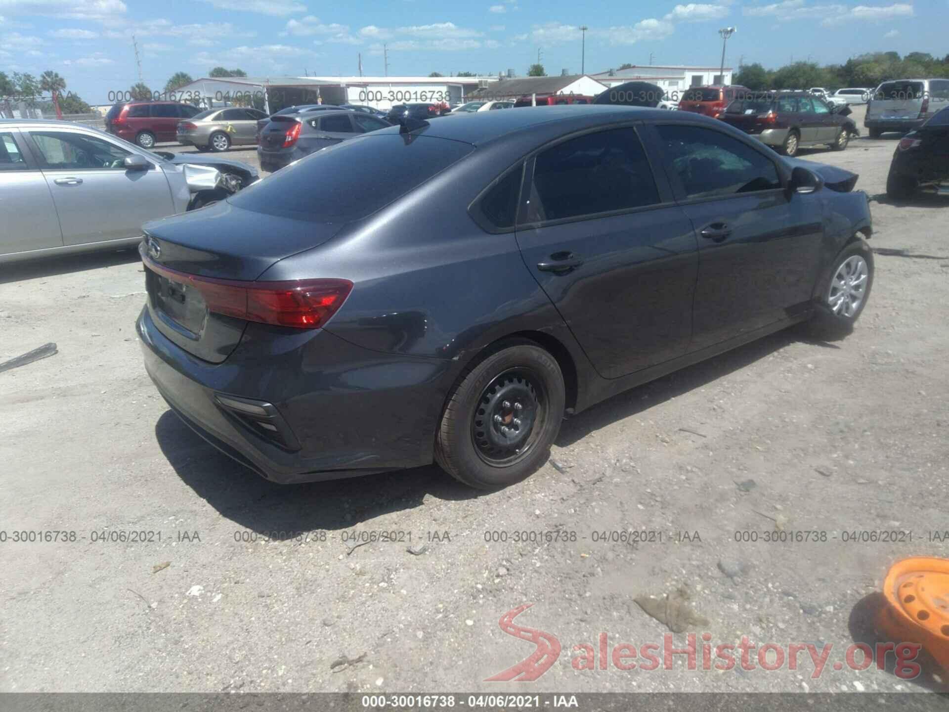 3KPF24AD6LE153054 2020 KIA FORTE