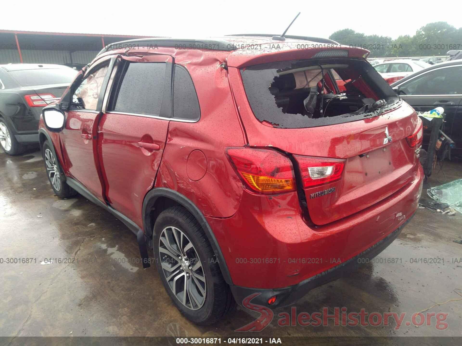 JA4AP4AW7GZ026010 2016 MITSUBISHI OUTLANDER SPORT