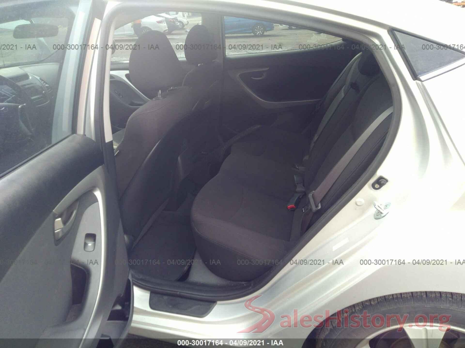 KMHDH4AEXGU485158 2016 HYUNDAI ELANTRA