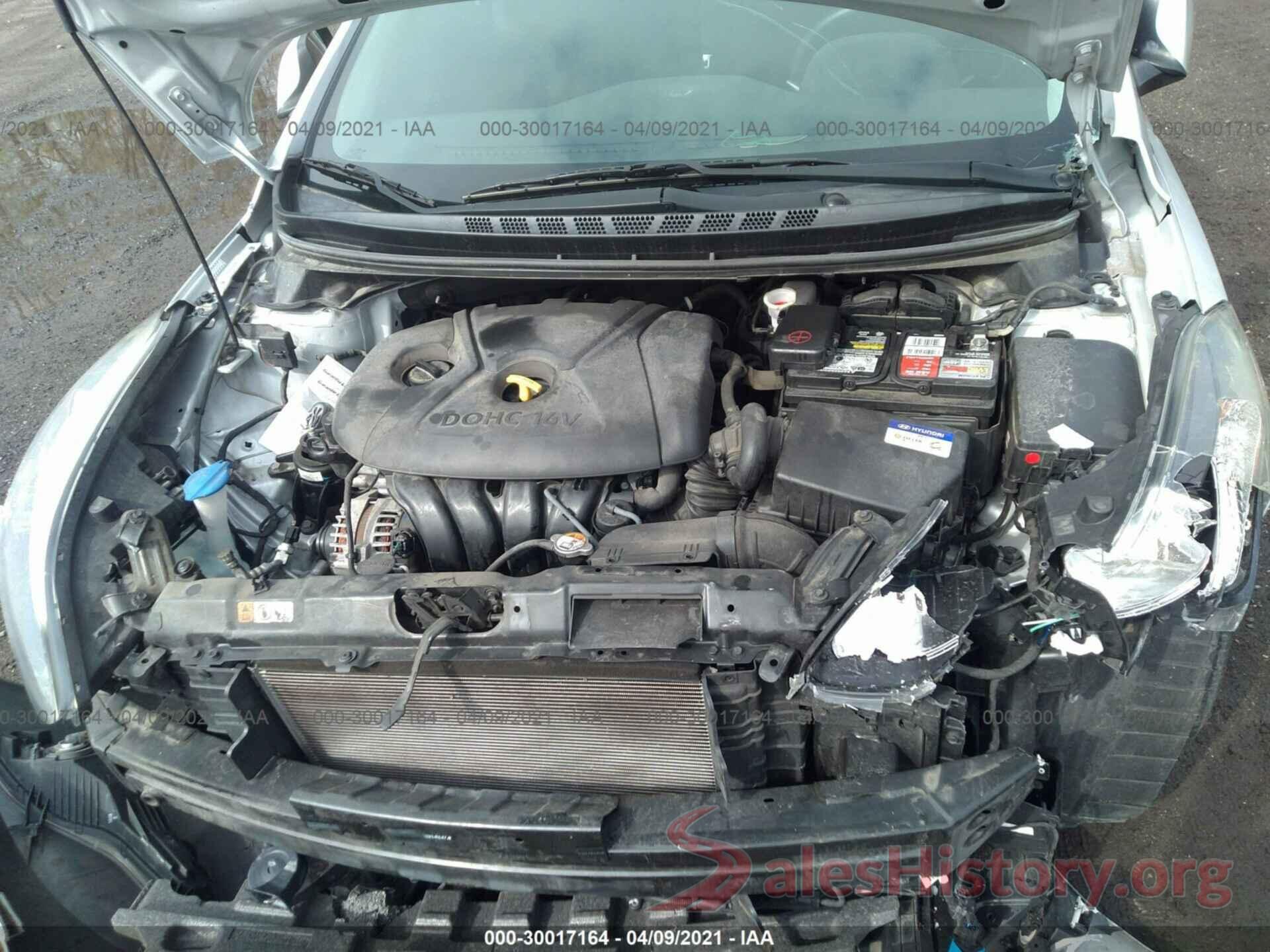 KMHDH4AEXGU485158 2016 HYUNDAI ELANTRA