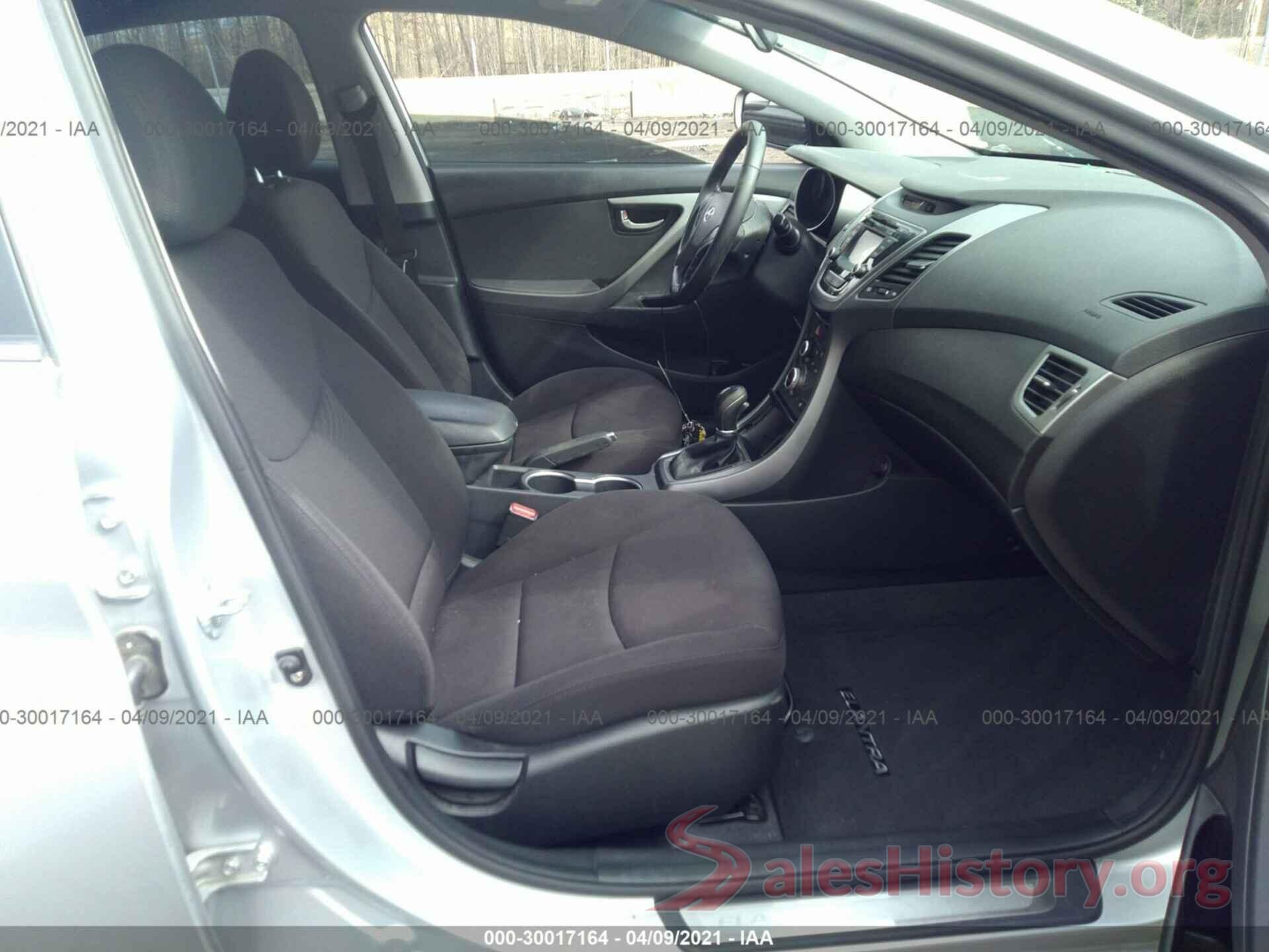 KMHDH4AEXGU485158 2016 HYUNDAI ELANTRA