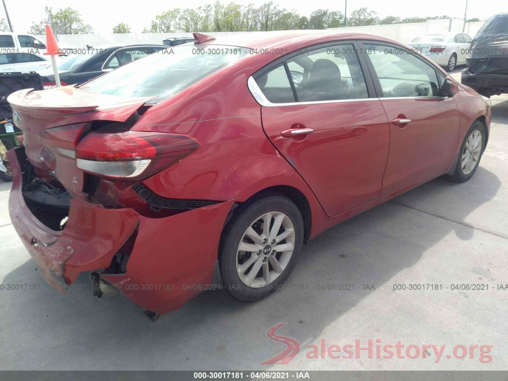 3KPFL4A7XHE029948 2017 KIA FORTE