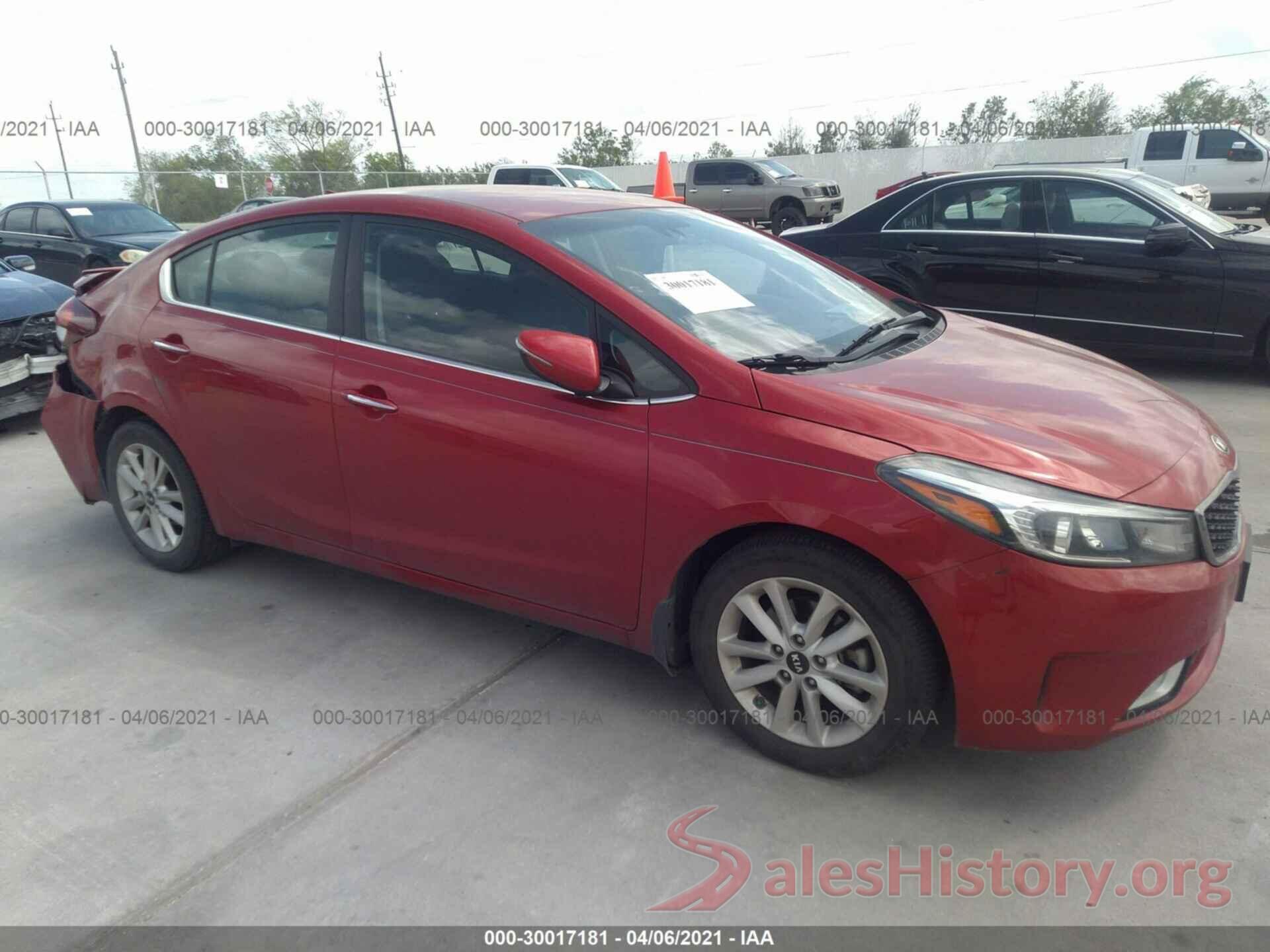 3KPFL4A7XHE029948 2017 KIA FORTE