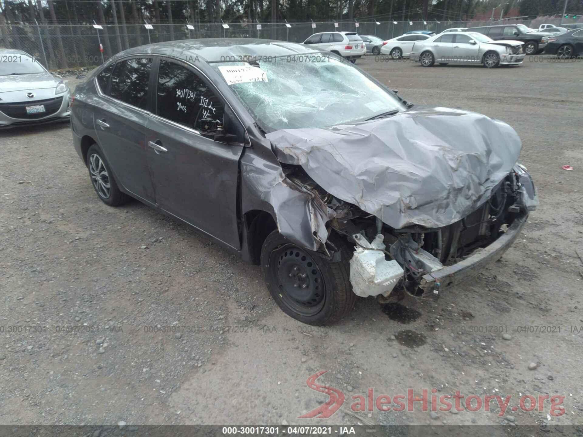 3N1AB7AP2HL675076 2017 NISSAN SENTRA