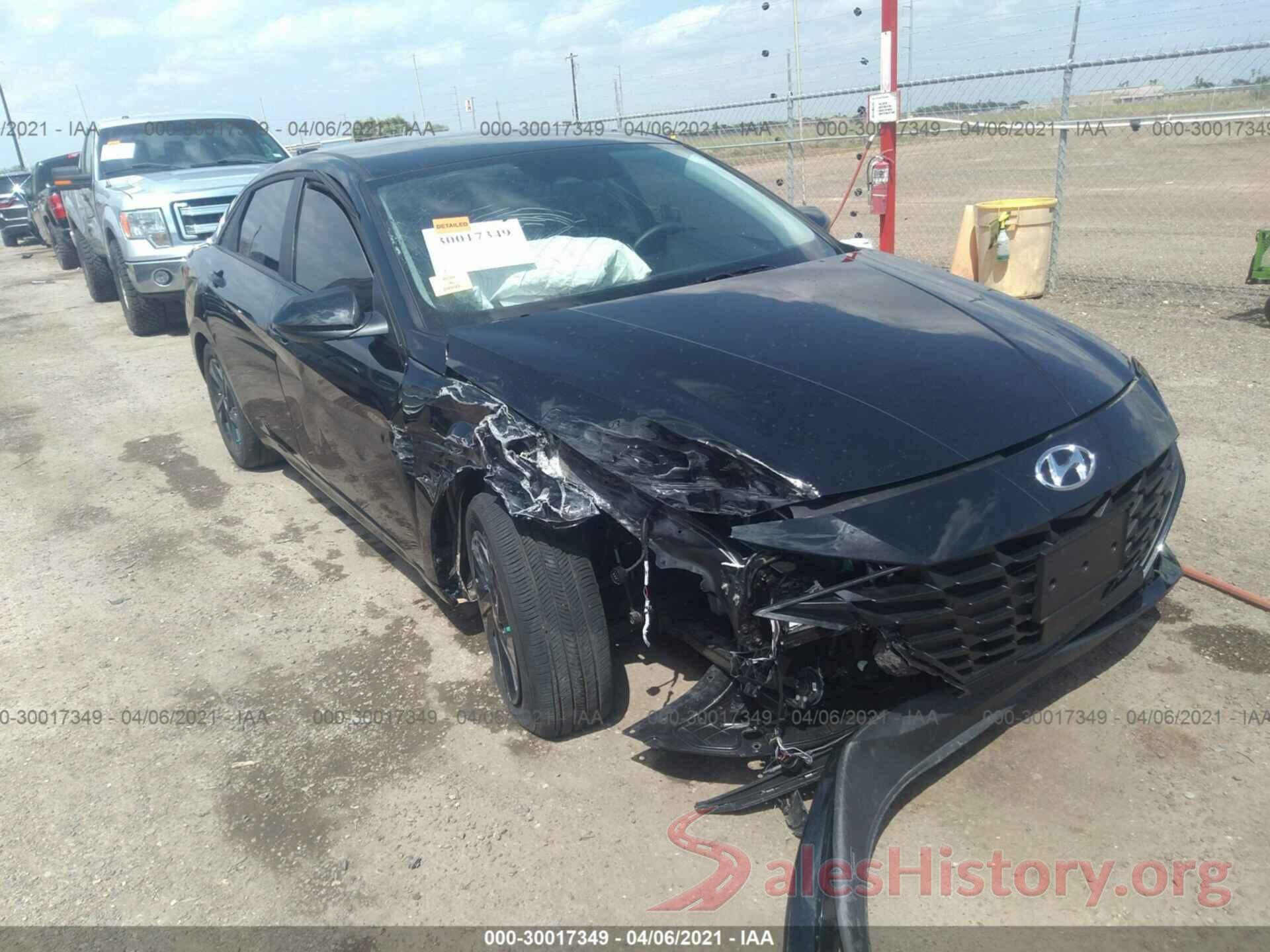 5NPLS4AG0MH003564 2021 HYUNDAI ELANTRA