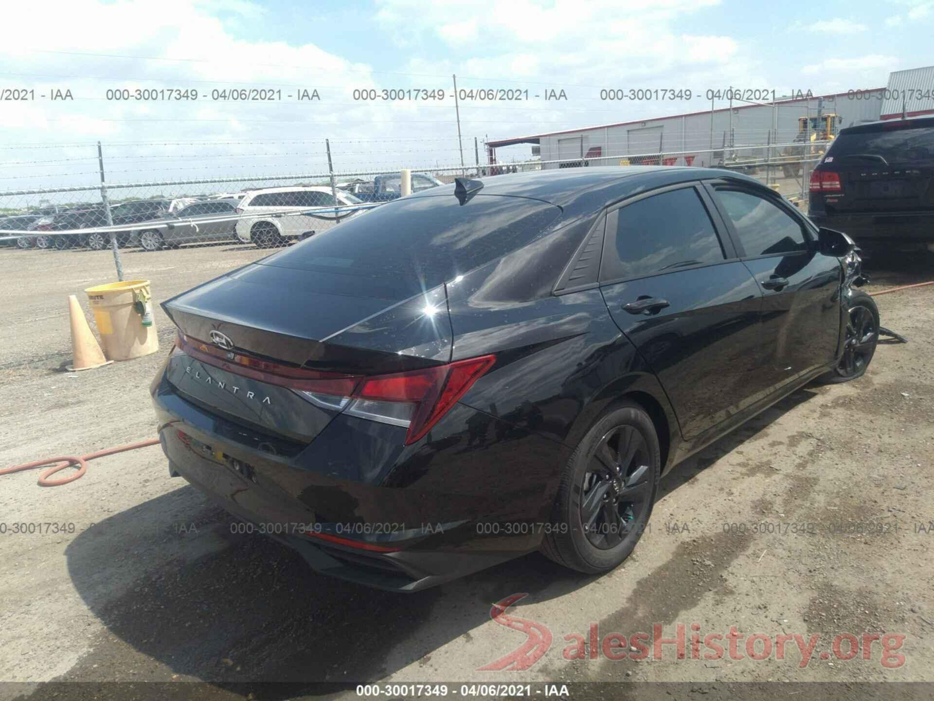 5NPLS4AG0MH003564 2021 HYUNDAI ELANTRA