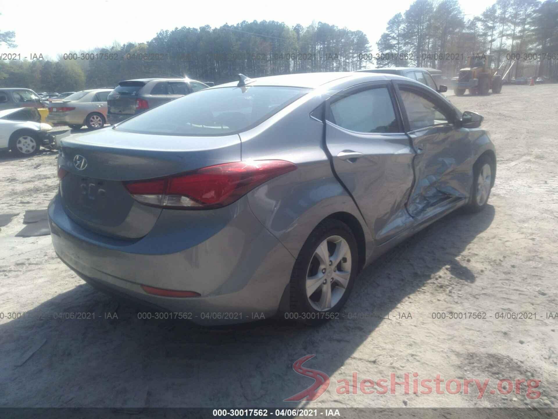 KMHDH4AE2GU492850 2016 HYUNDAI ELANTRA