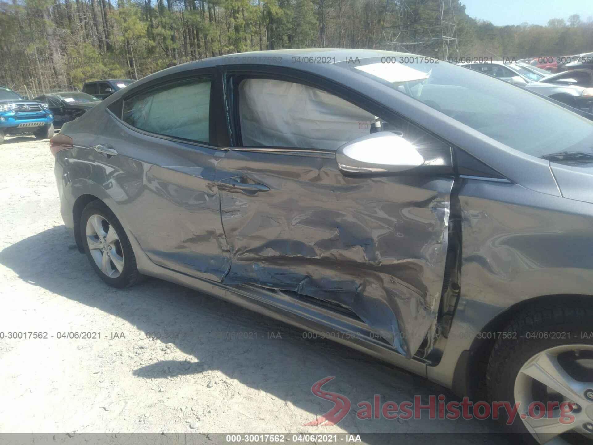 KMHDH4AE2GU492850 2016 HYUNDAI ELANTRA