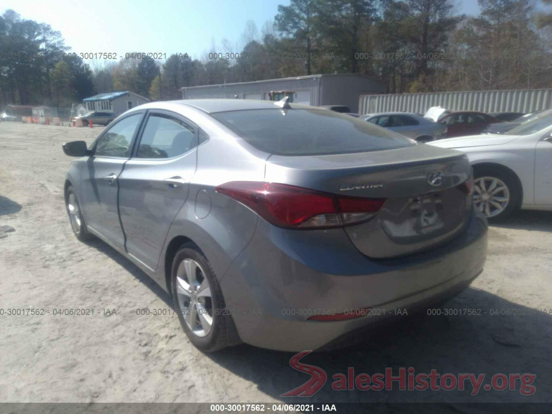 KMHDH4AE2GU492850 2016 HYUNDAI ELANTRA