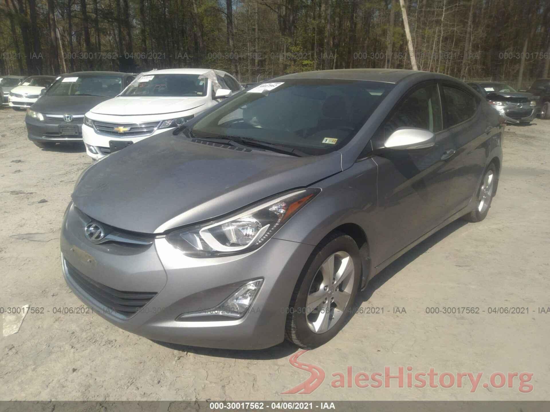 KMHDH4AE2GU492850 2016 HYUNDAI ELANTRA