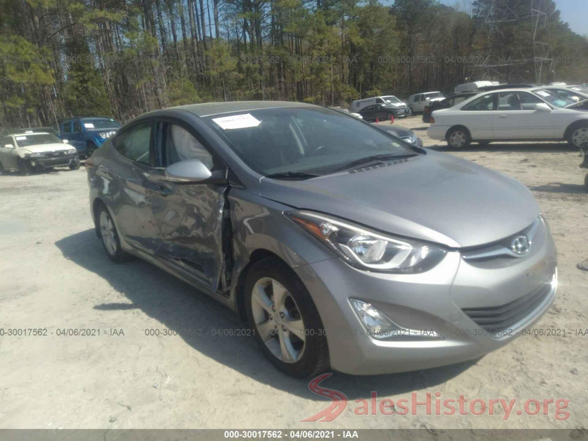 KMHDH4AE2GU492850 2016 HYUNDAI ELANTRA