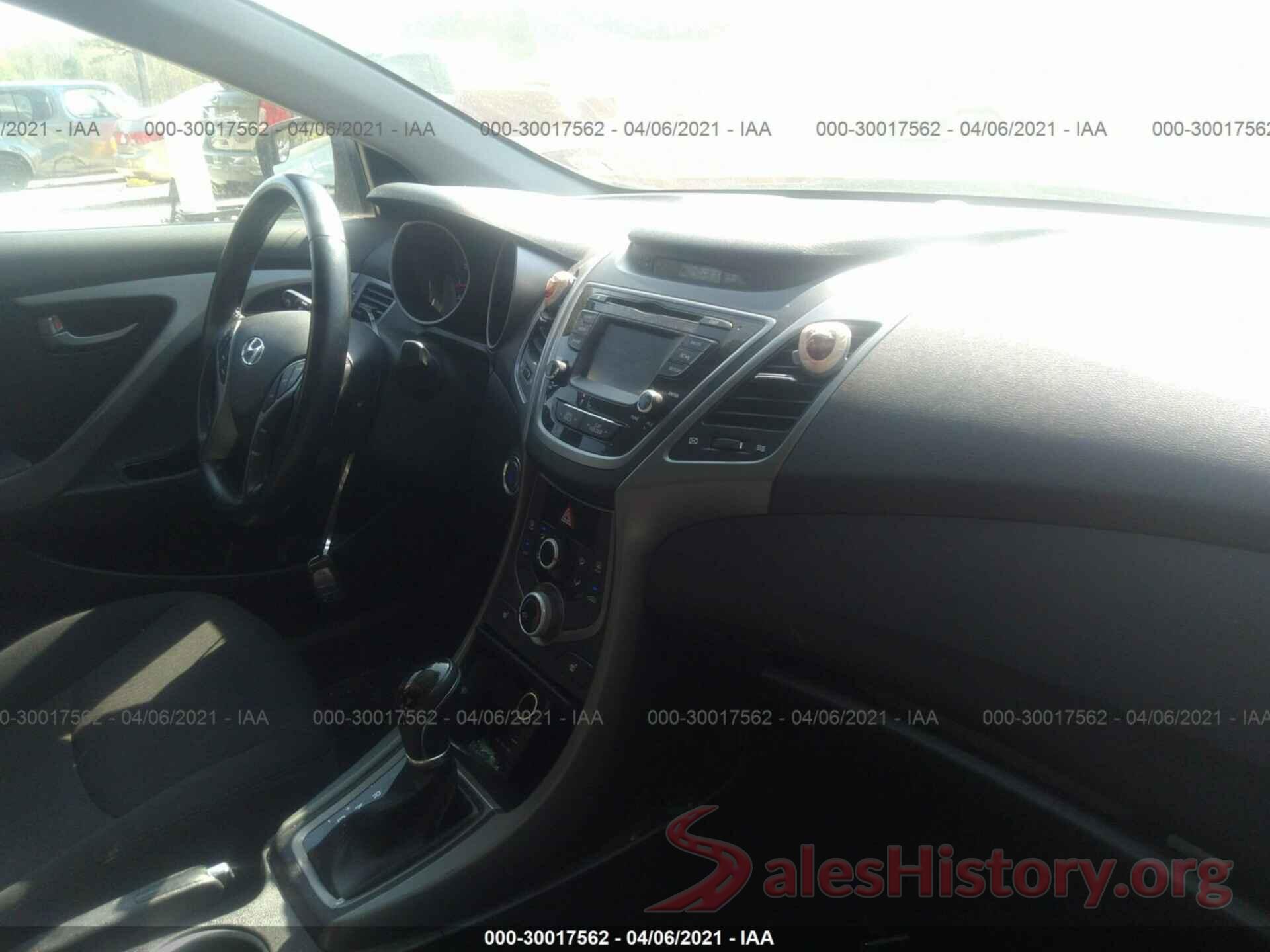 KMHDH4AE2GU492850 2016 HYUNDAI ELANTRA