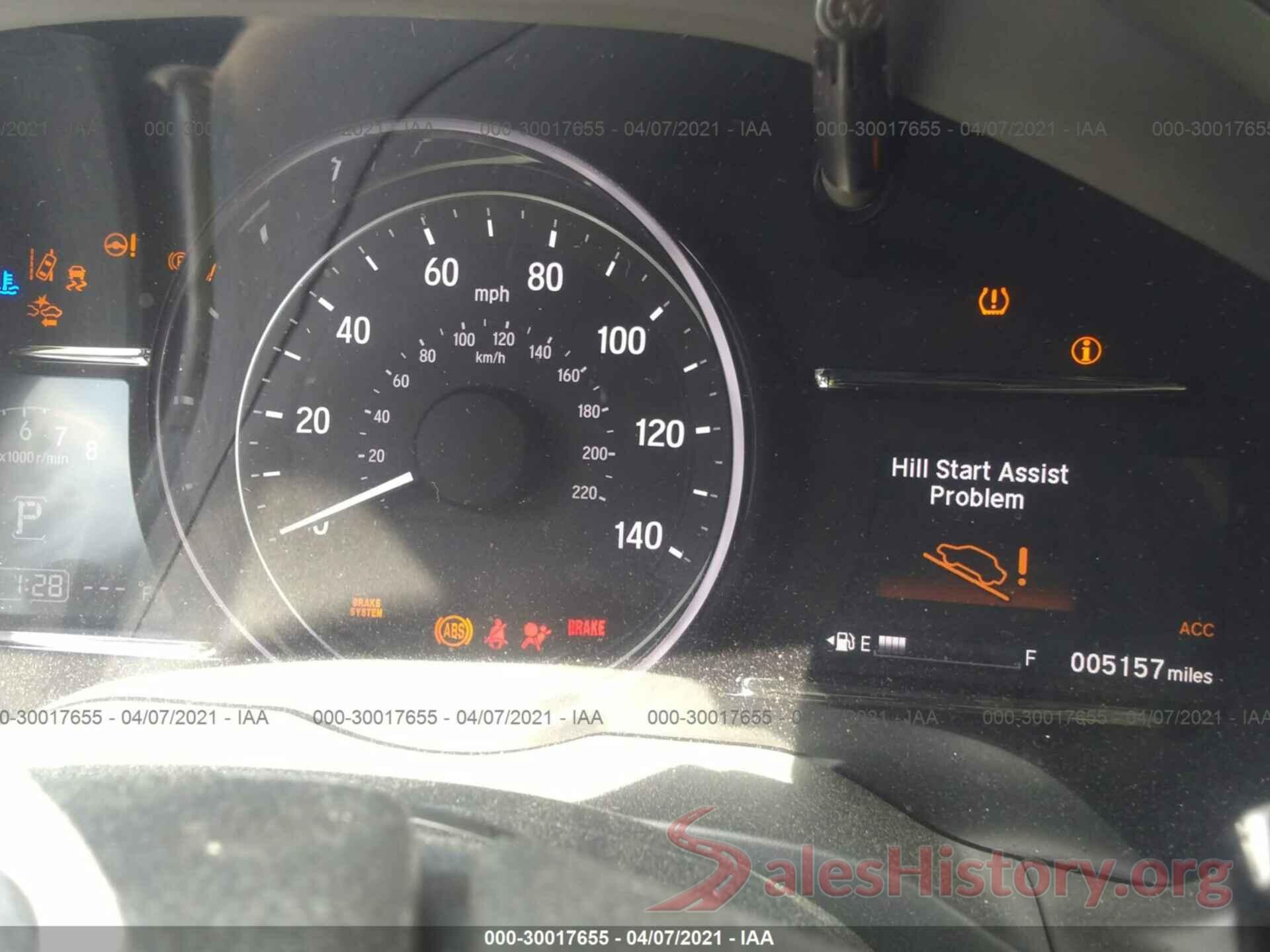 3CZRU6H52KM739962 2019 HONDA HR-V