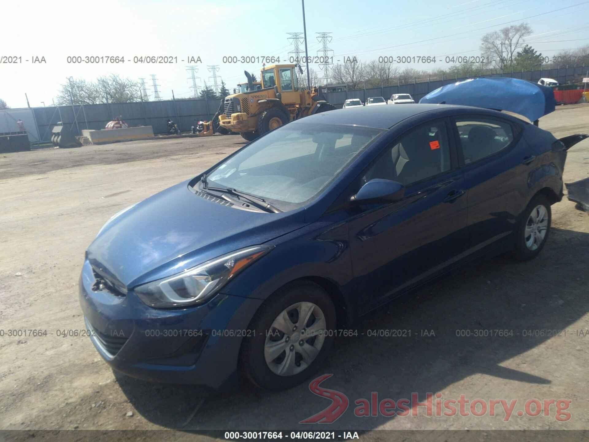 5NPDH4AE2GH702135 2016 HYUNDAI ELANTRA