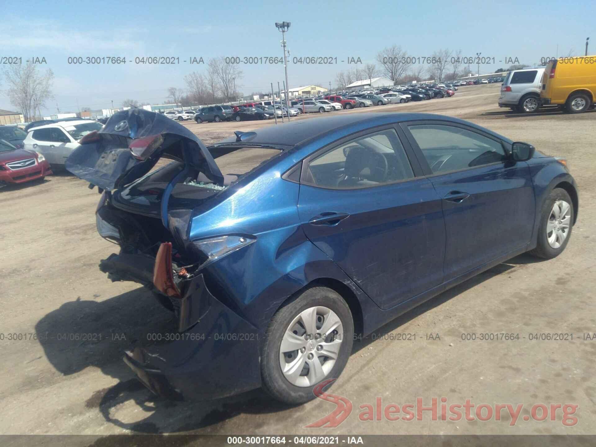 5NPDH4AE2GH702135 2016 HYUNDAI ELANTRA