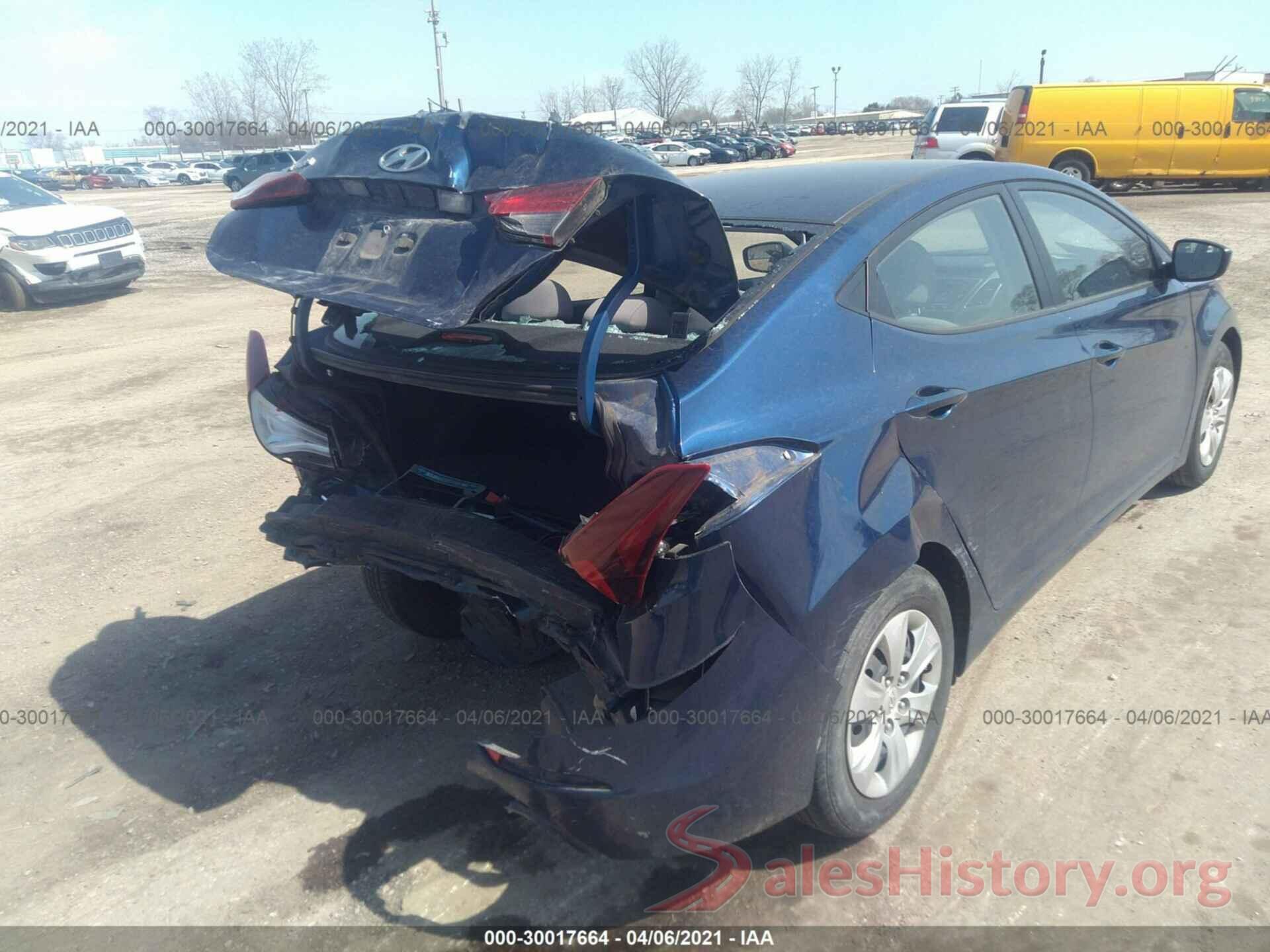 5NPDH4AE2GH702135 2016 HYUNDAI ELANTRA