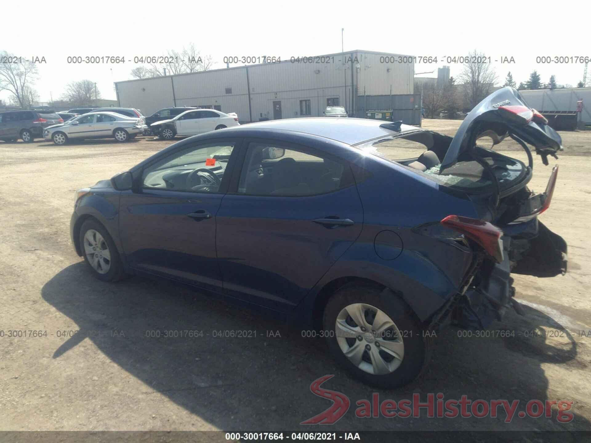 5NPDH4AE2GH702135 2016 HYUNDAI ELANTRA