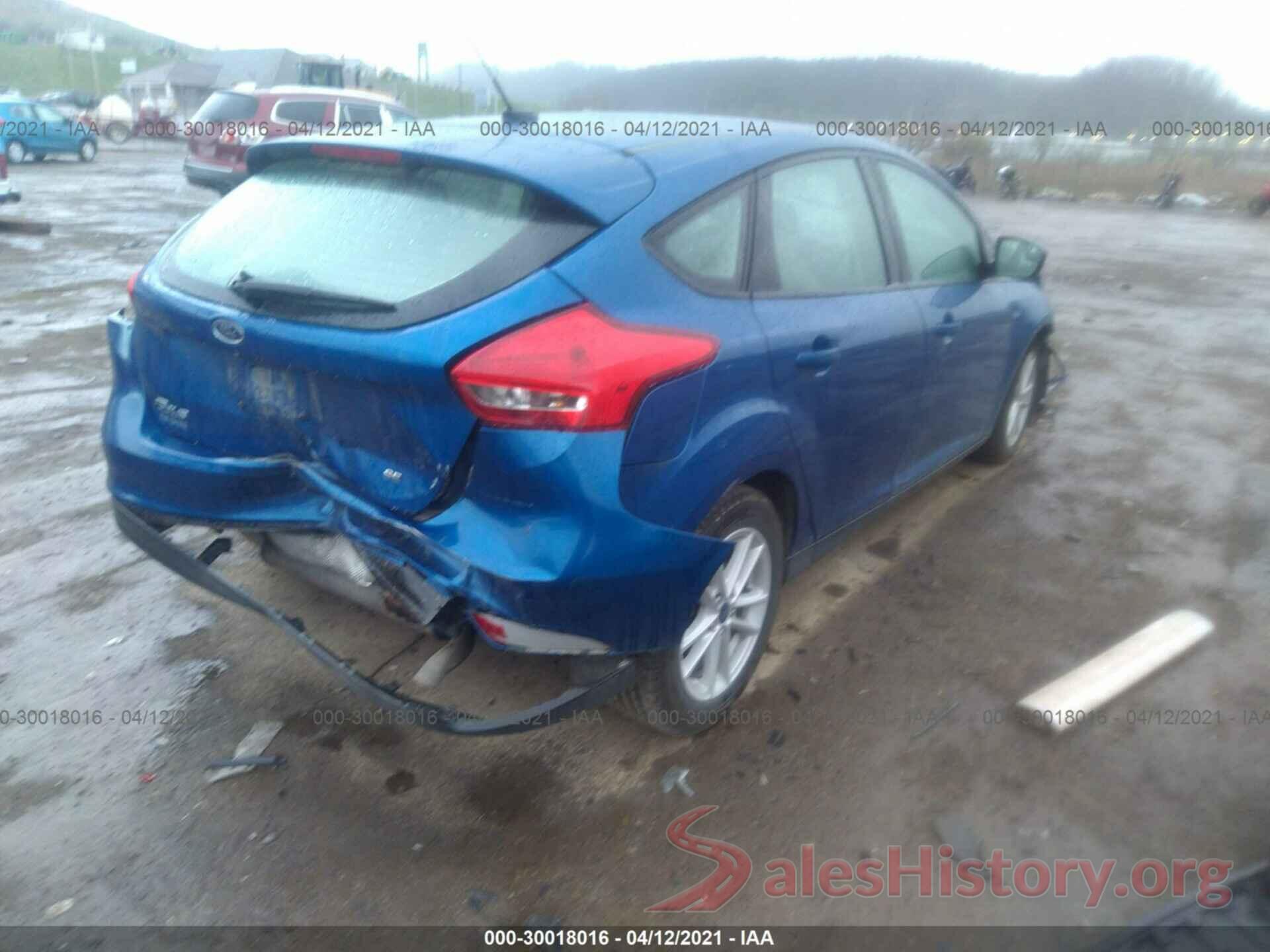 1FADP3K27JL301318 2018 FORD FOCUS