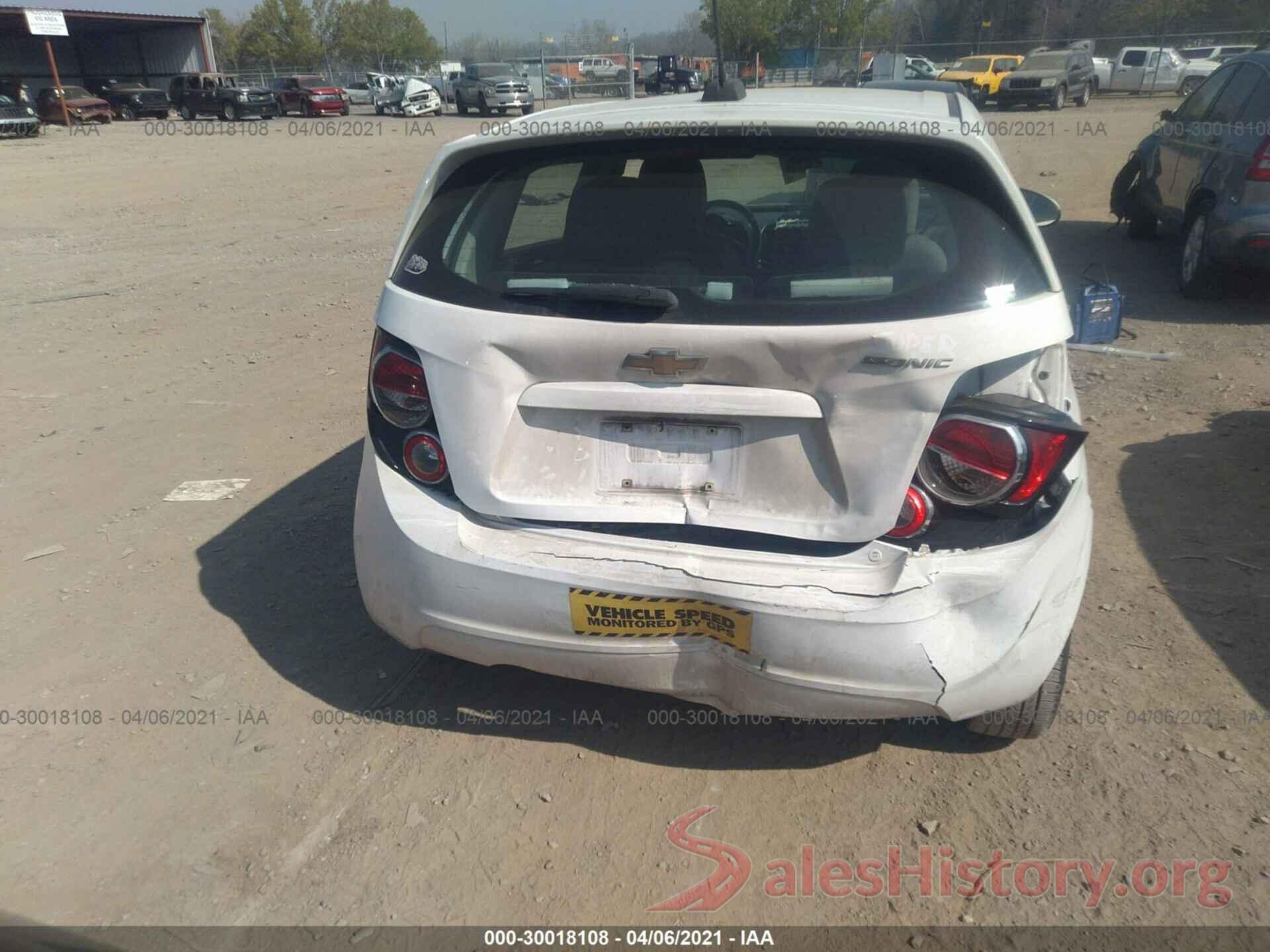 1G1JA6SHXG4112212 2016 CHEVROLET SONIC