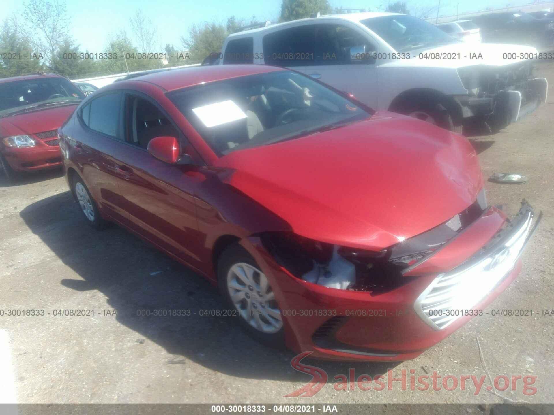 5NPD74LF3HH163941 2017 HYUNDAI ELANTRA