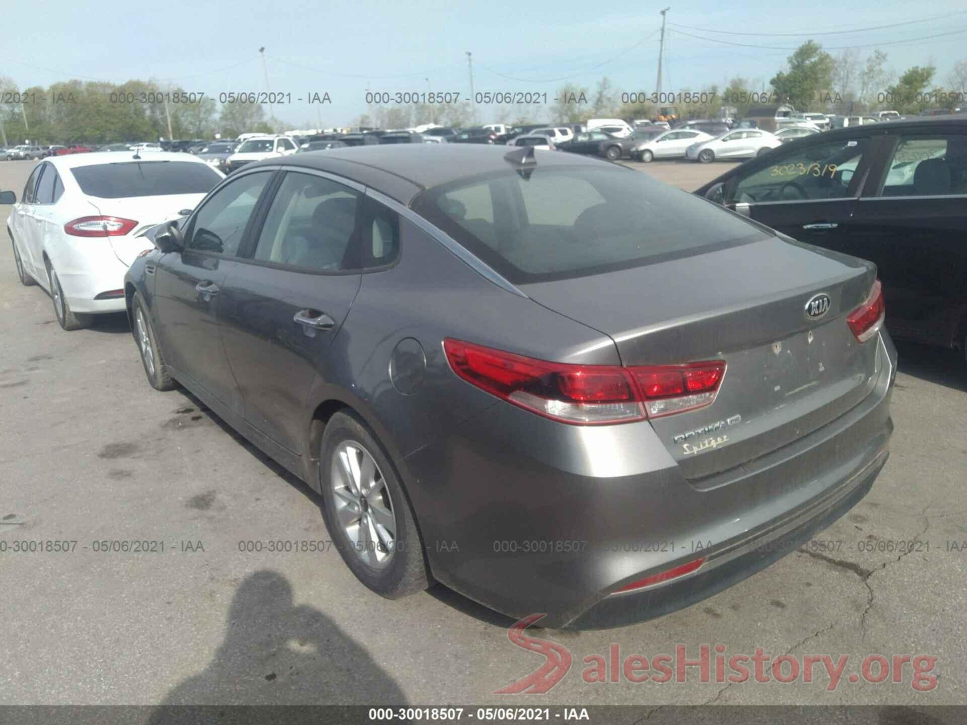 5XXGT4L36GG028901 2016 KIA OPTIMA