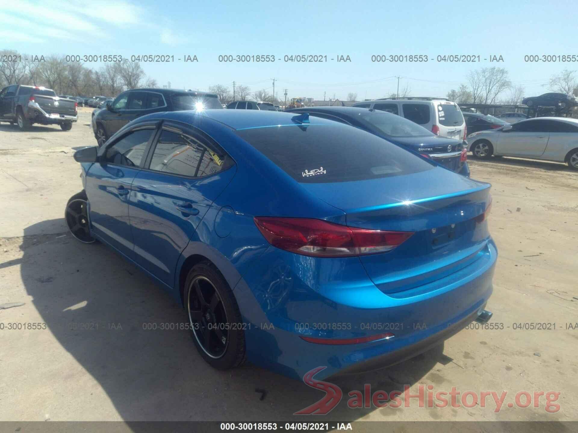 5NPD74LF8HH209005 2017 HYUNDAI ELANTRA