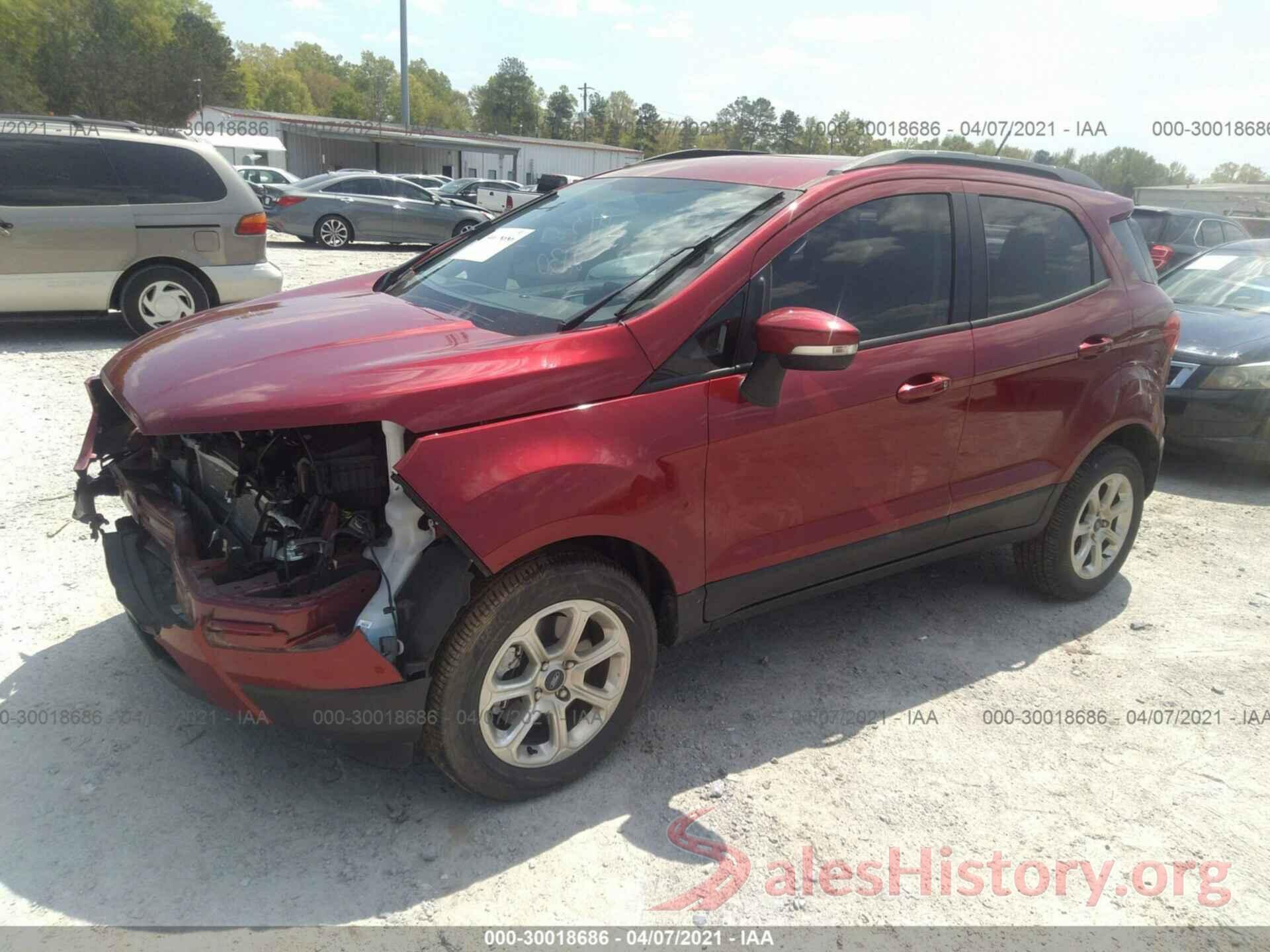 MAJ3S2GE4KC257626 2019 FORD ECOSPORT