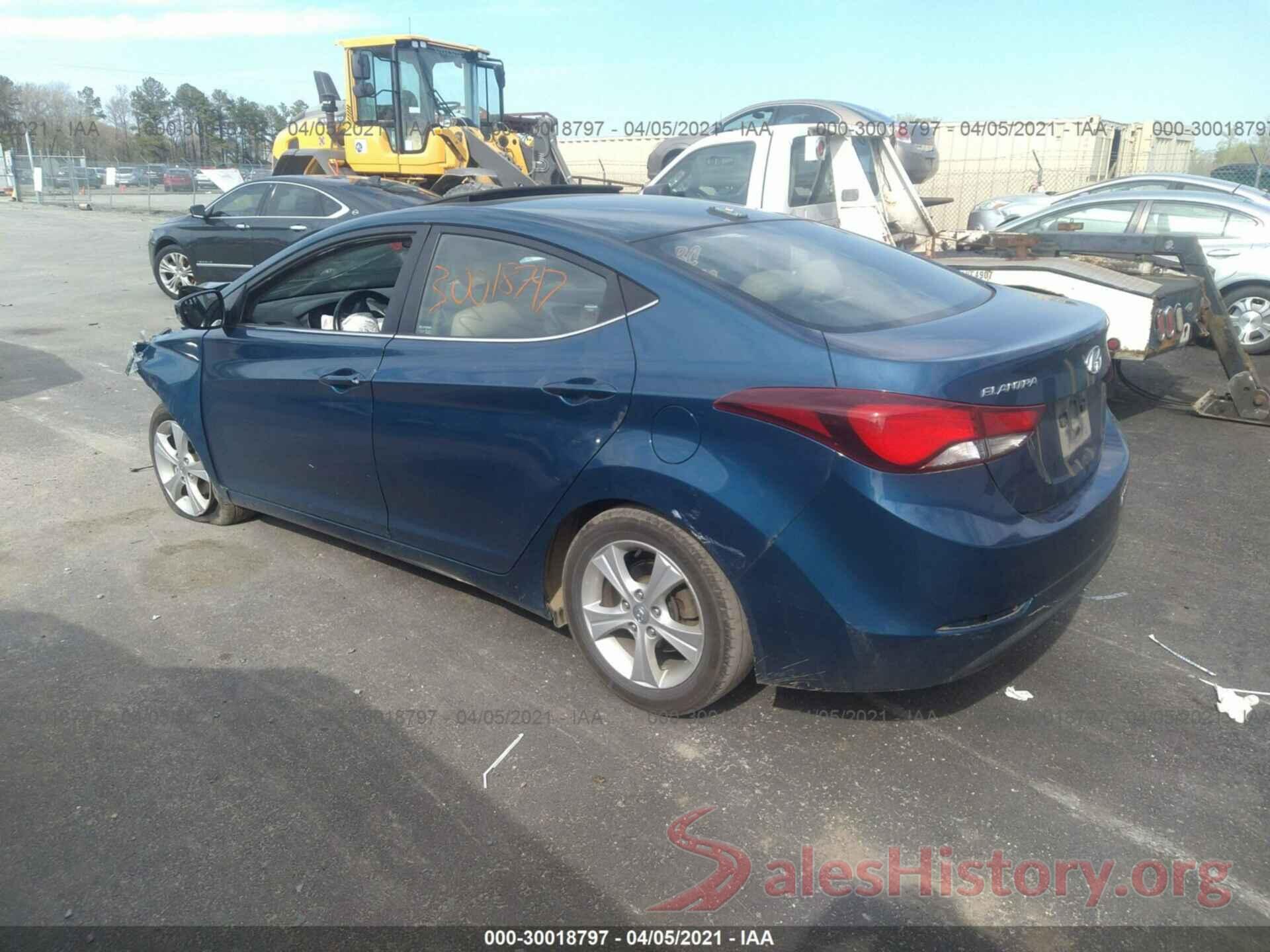 KMHDH4AE3GU584307 2016 HYUNDAI ELANTRA