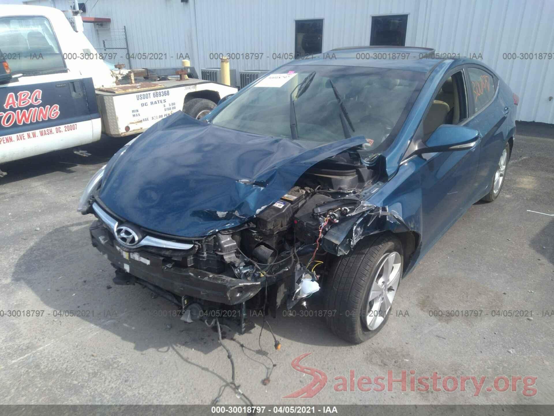 KMHDH4AE3GU584307 2016 HYUNDAI ELANTRA