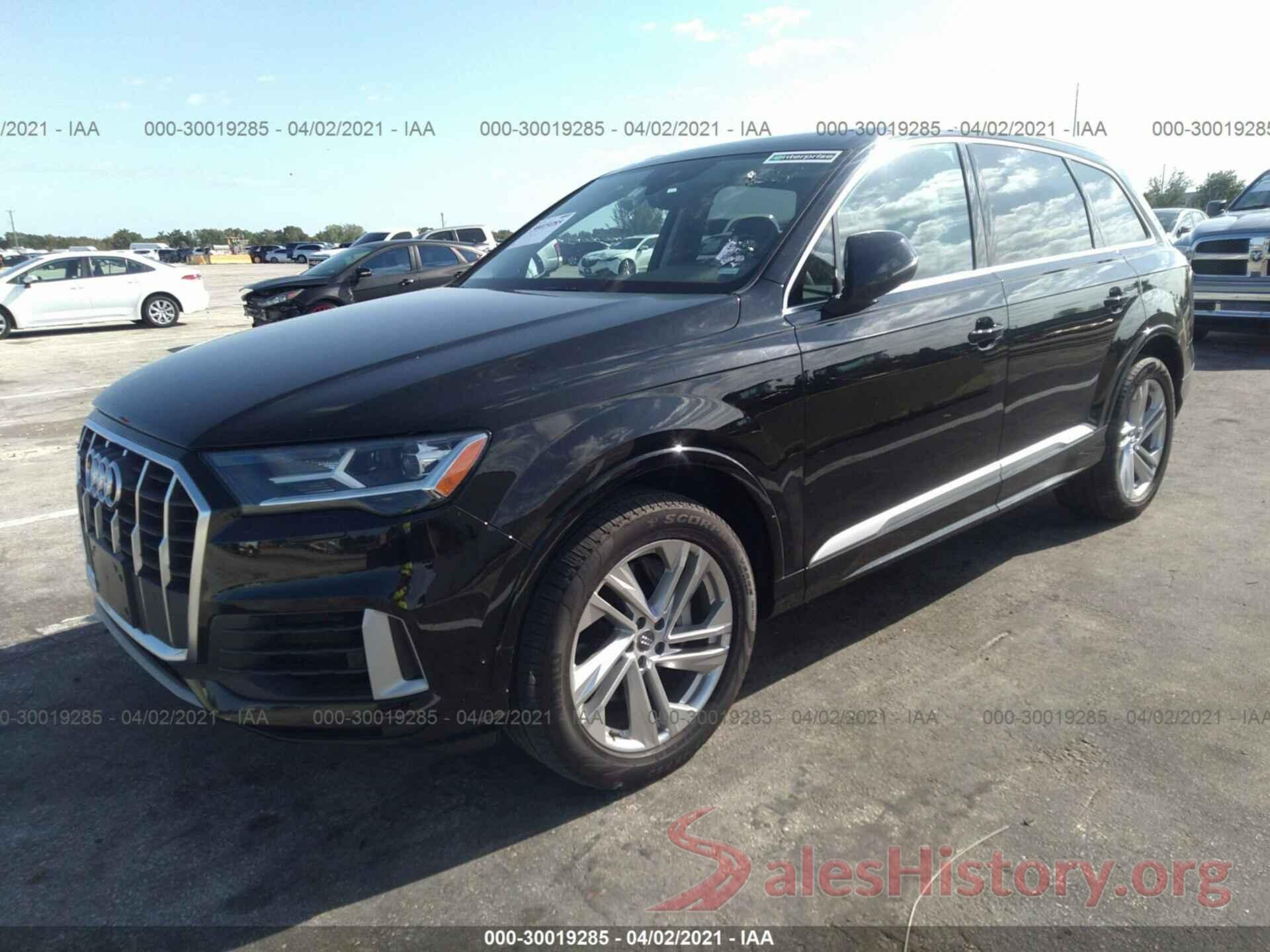 WA1LXAF77LD002399 2020 AUDI Q7