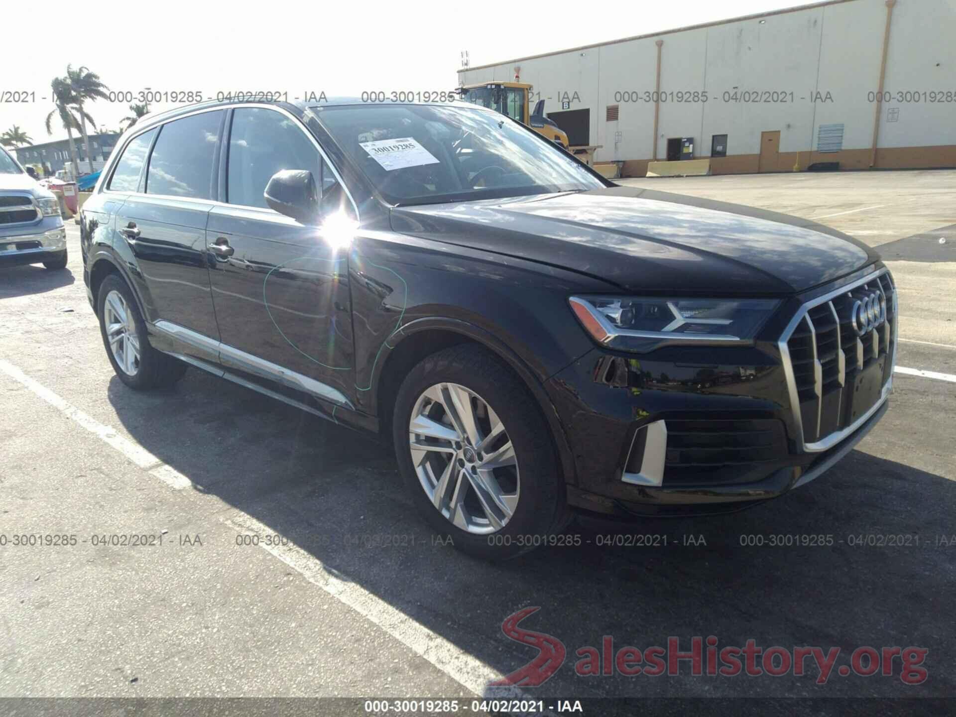 WA1LXAF77LD002399 2020 AUDI Q7